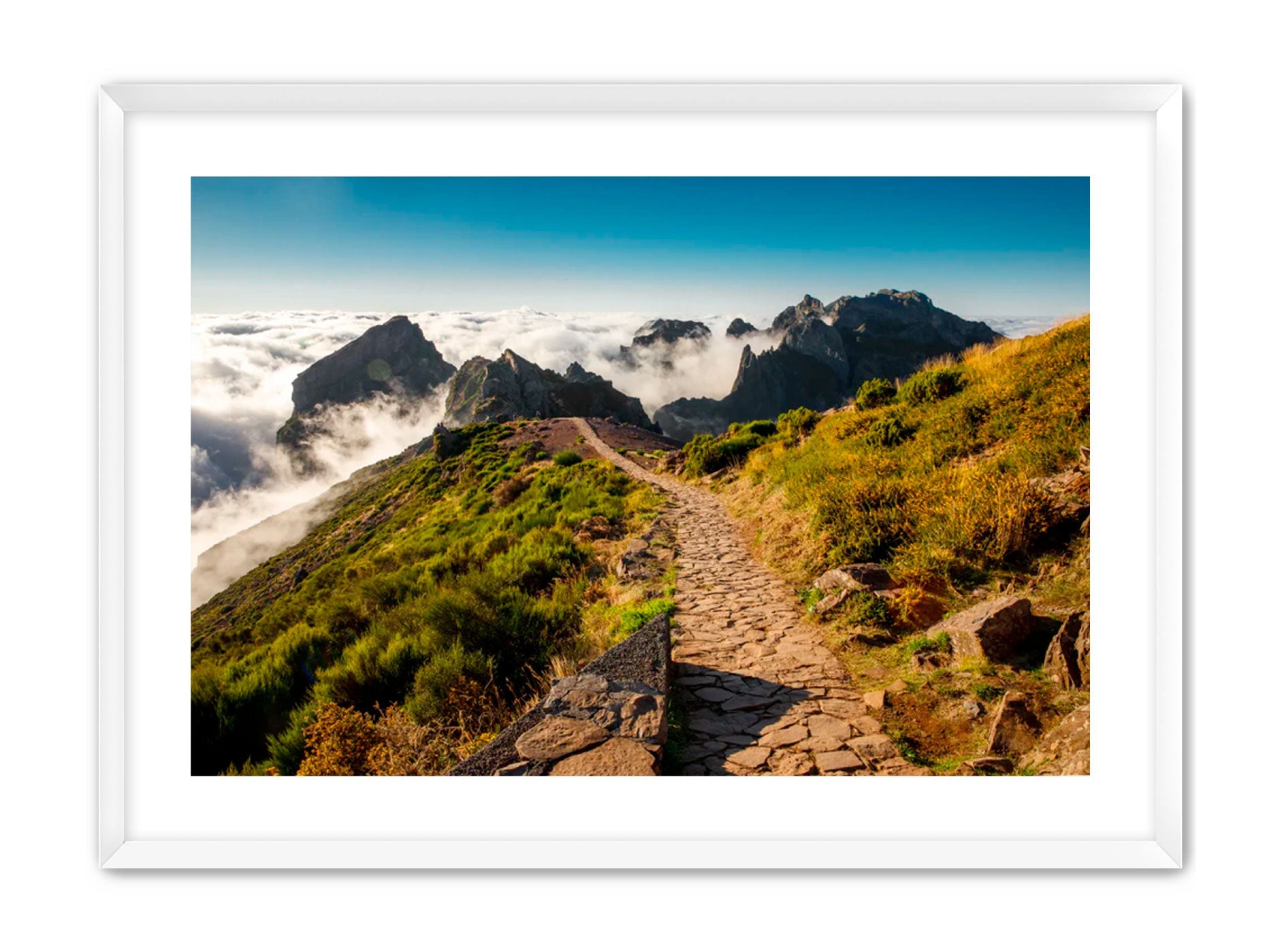 Horizontal photography 'HEAD IN THE CLOUDS' Apricus Art Collection