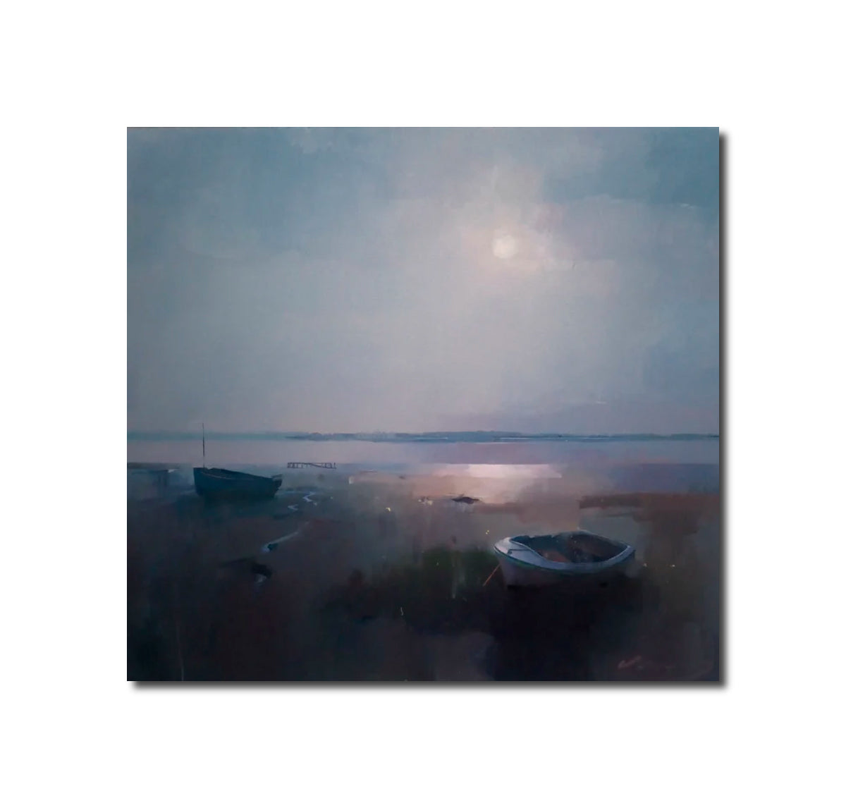 Art Landscape Painting Seascape The Lune Estuary Chris Macauley