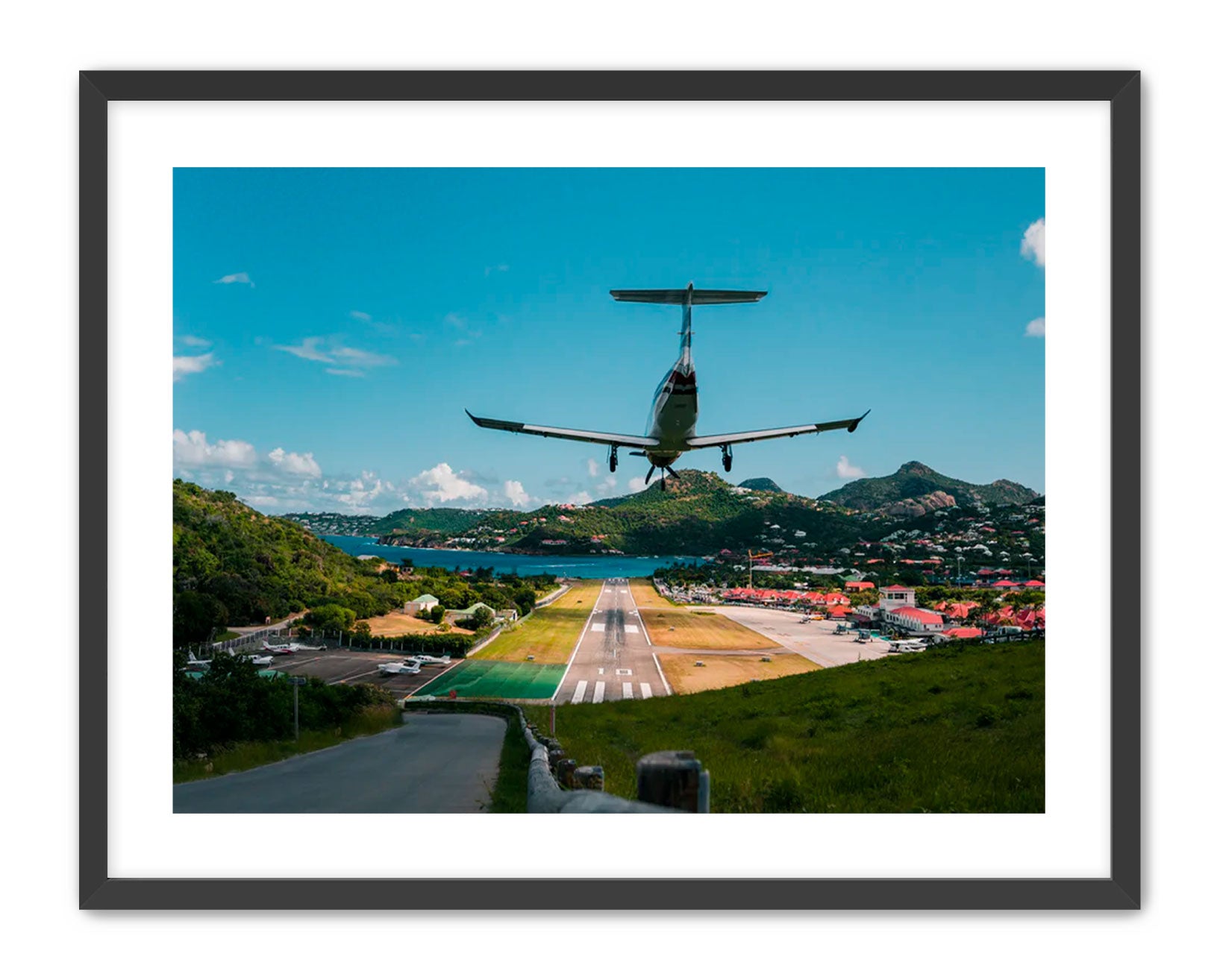 Horizontal photography 'GUSTAF III AIRPORT' Apricus Art Collection