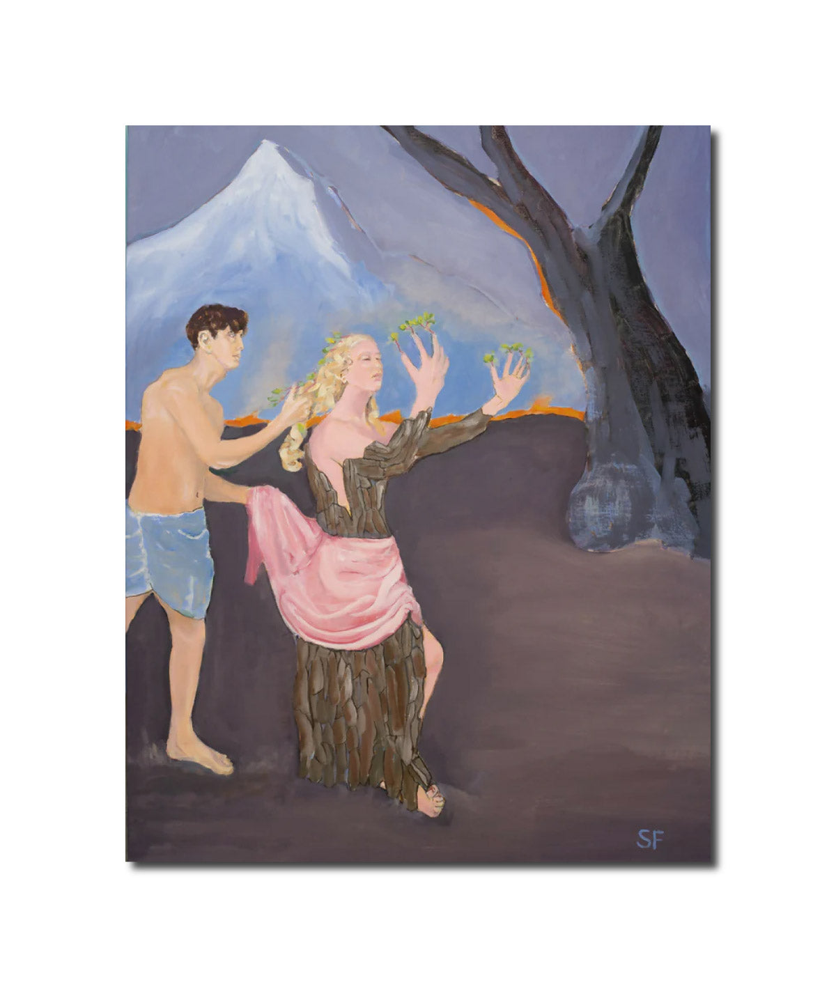 Oil Painting Apollo & Daphne Stuart Franklin