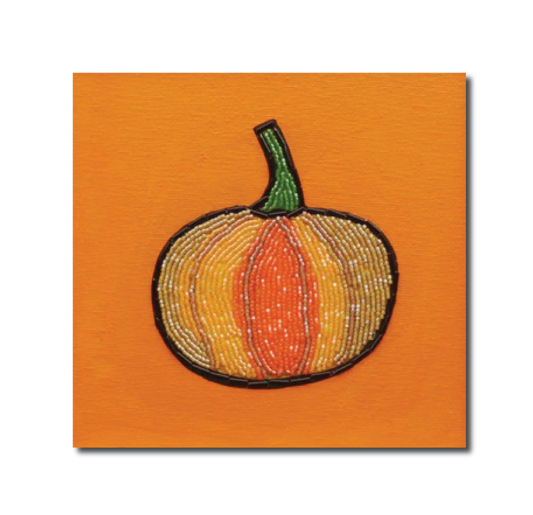 Art Contemporary Mixed Media Pop Art Playful Pumpkin Jovanitha