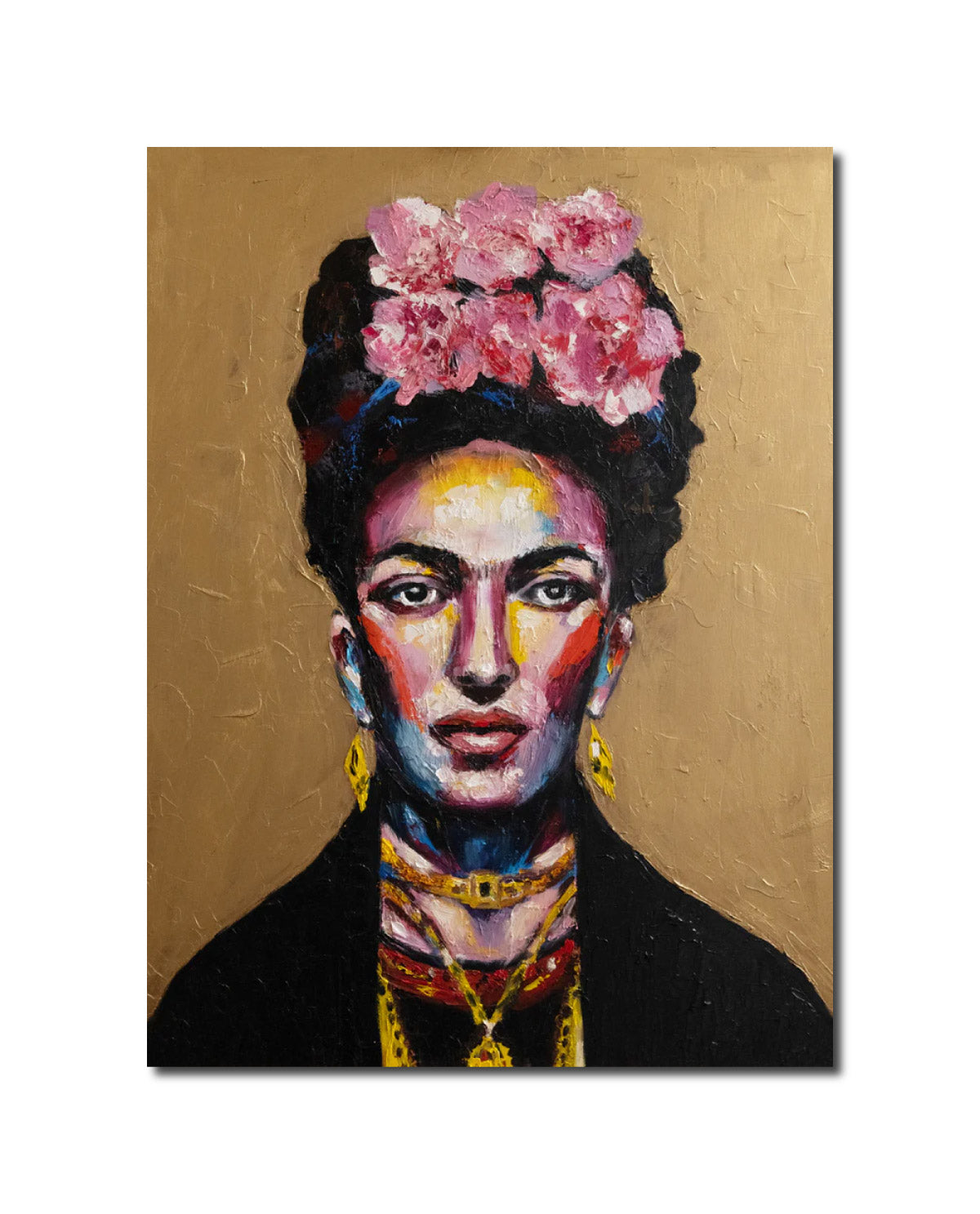 Garnet Frida Kahlo pop art portrait Alina Odwyer