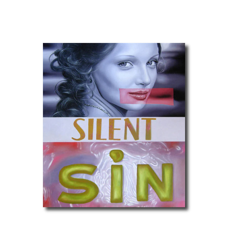 Contemporary 'SILENT SIN' - Oil on Canvas Jan Bollaert