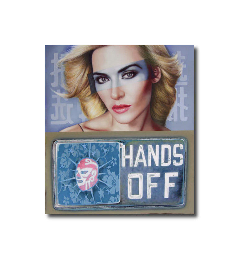 Contemporary 'HANDS OFF' - Oil on Canvas Jan Bollaert