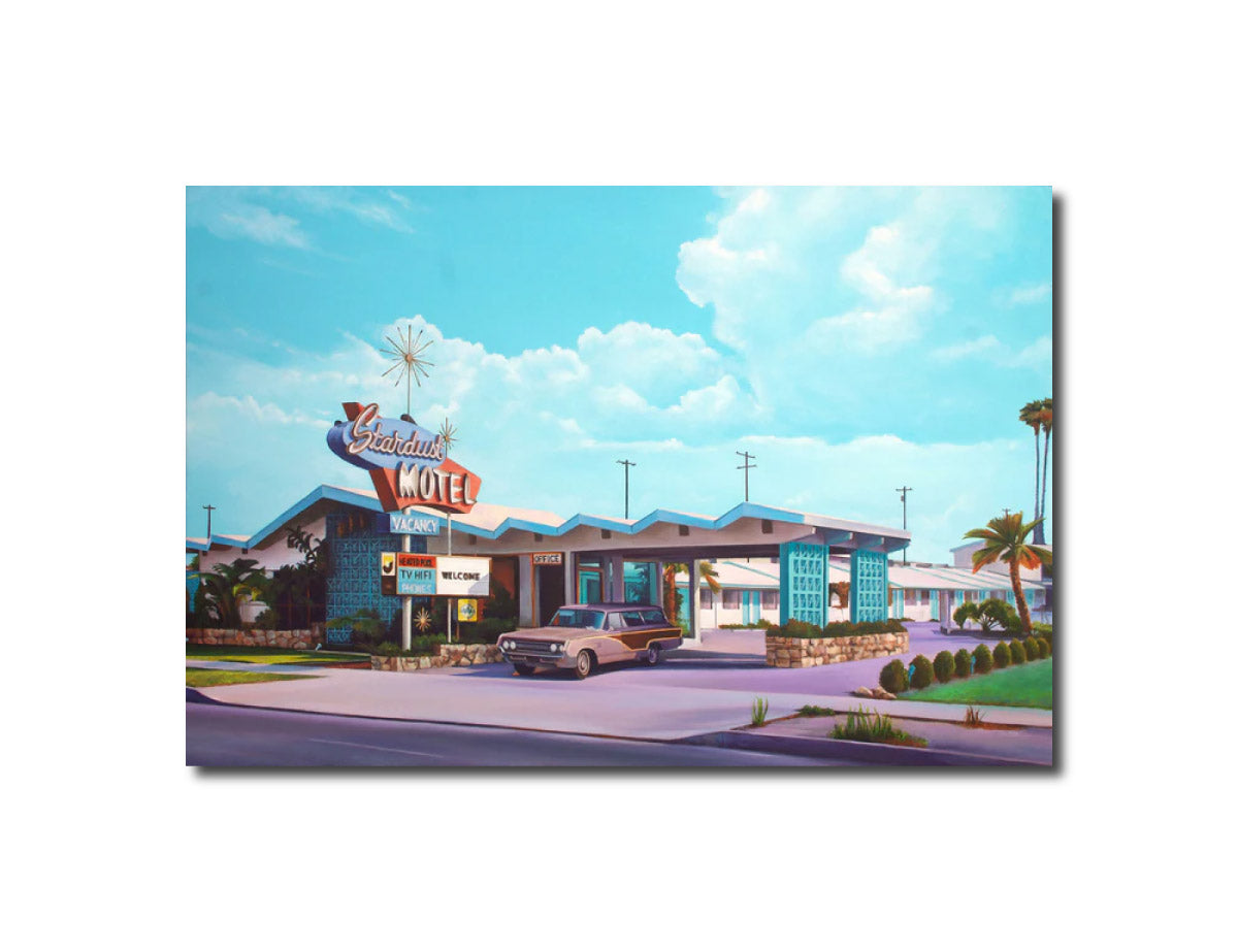 Acrylic Art Contemporary Painting STARDUST MOTEL Alex Devereux