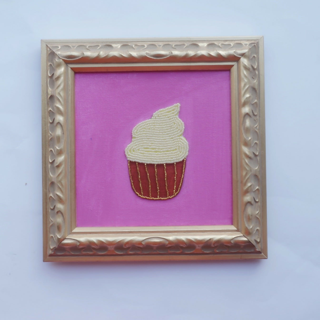 Art Contemporary Mixed Media Pop Art Creamy Cupcake Jovanitha