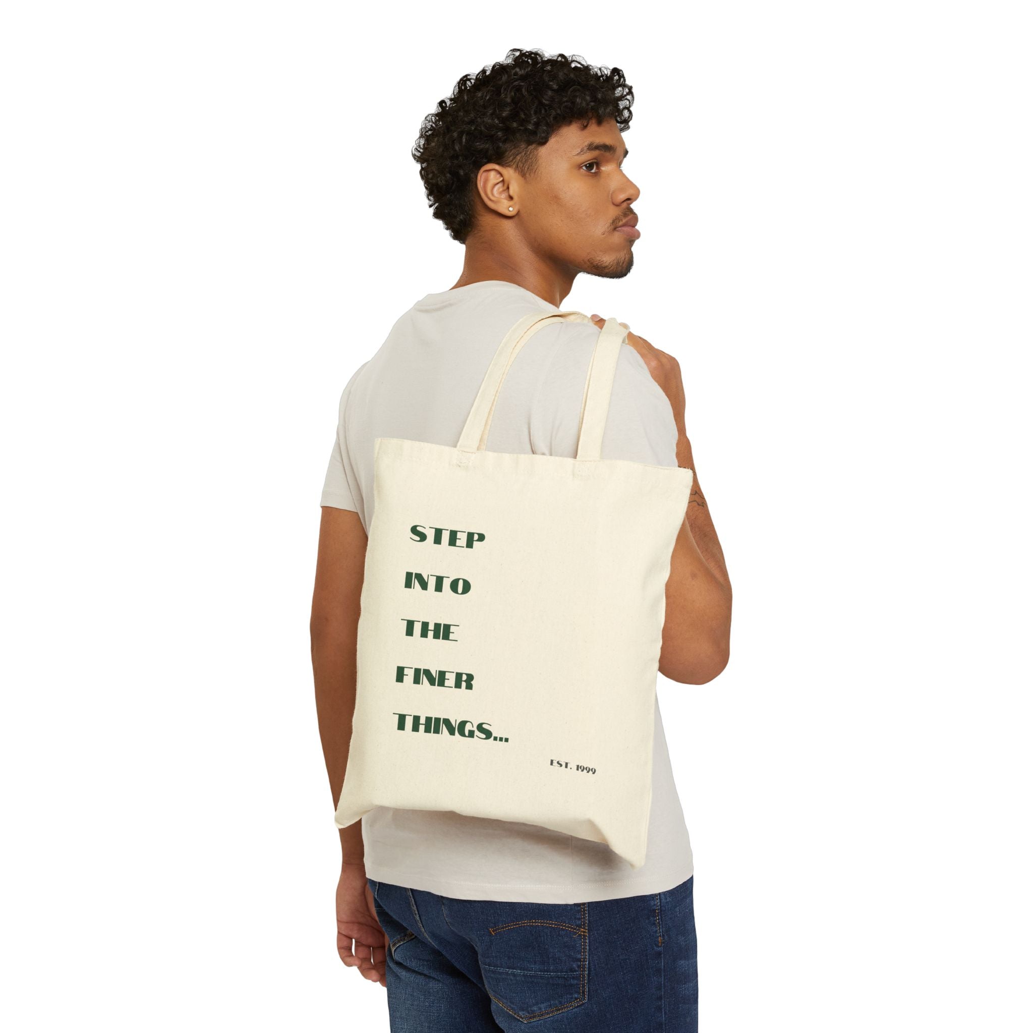 Accessories Bags Cotton DTG Holiday Picks Personalization Picks Seasonal Picks Spring Essentials TikTok Totes Cotton Canvas Tote Bag Printify