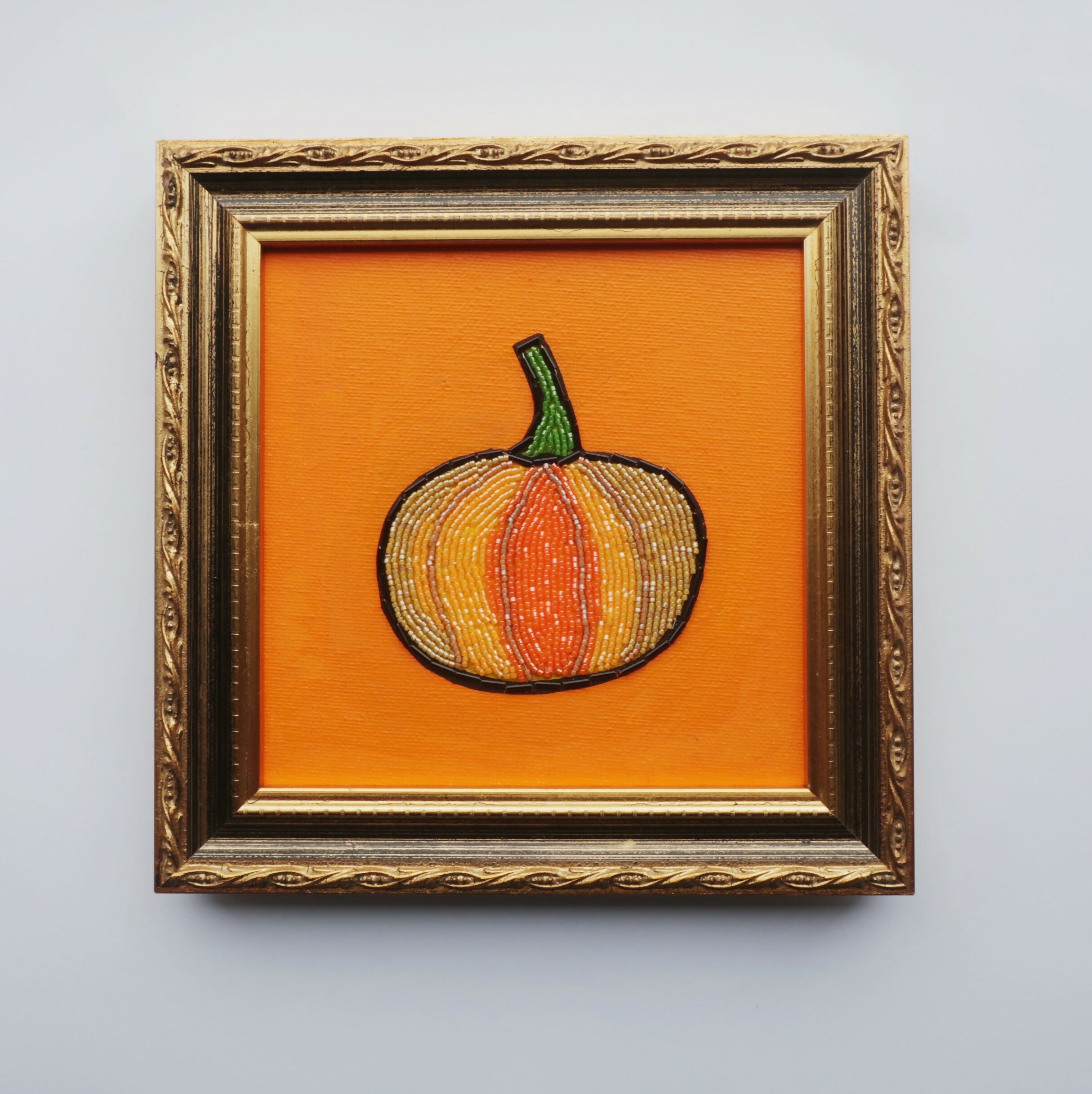 Art Contemporary Mixed Media Pop Art Playful Pumpkin Jovanitha