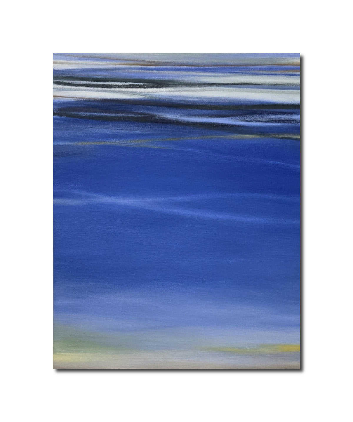 Abstract Oil 'WAVES #108' oil on canvas Robert Melzmuf