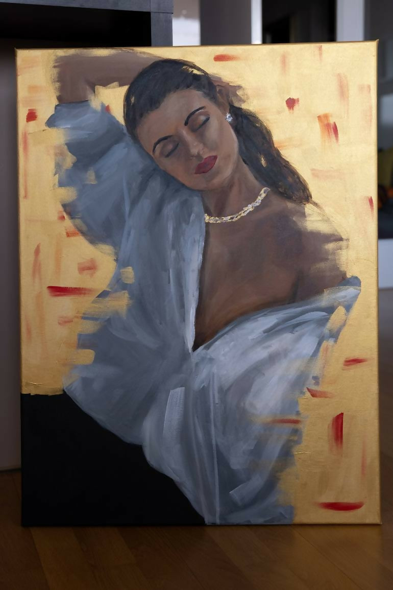 Acrylic Art Figurative Katerine Alina Odwyer