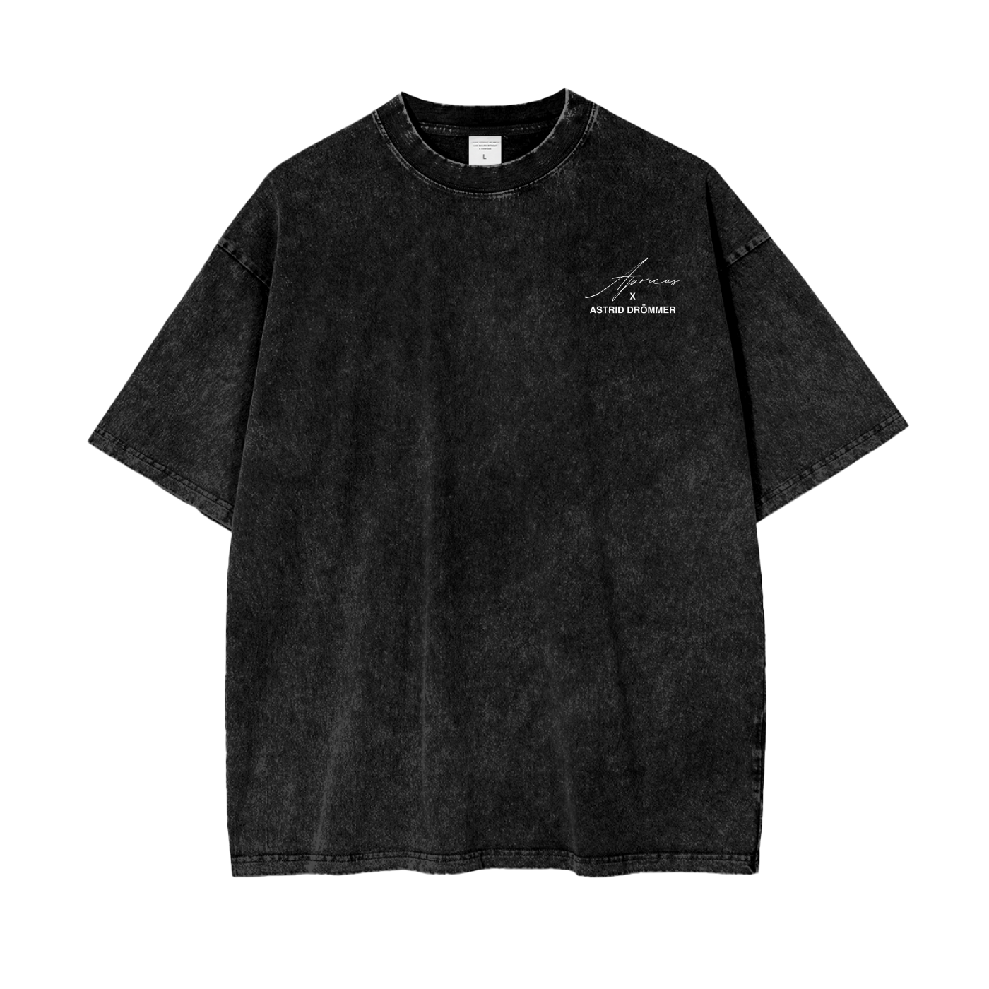 Closet Men Oversize Snow Washed T-Shirt ODMPOD