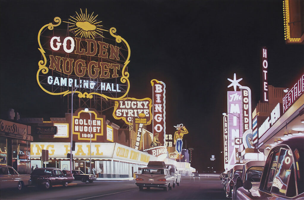 Acrylic Las Vegas 1960 Alex Devereux