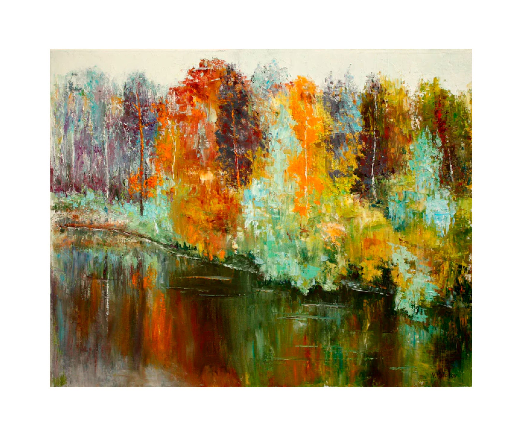 'AUTUMN FOREST COLORS' - Oil on Canvas
