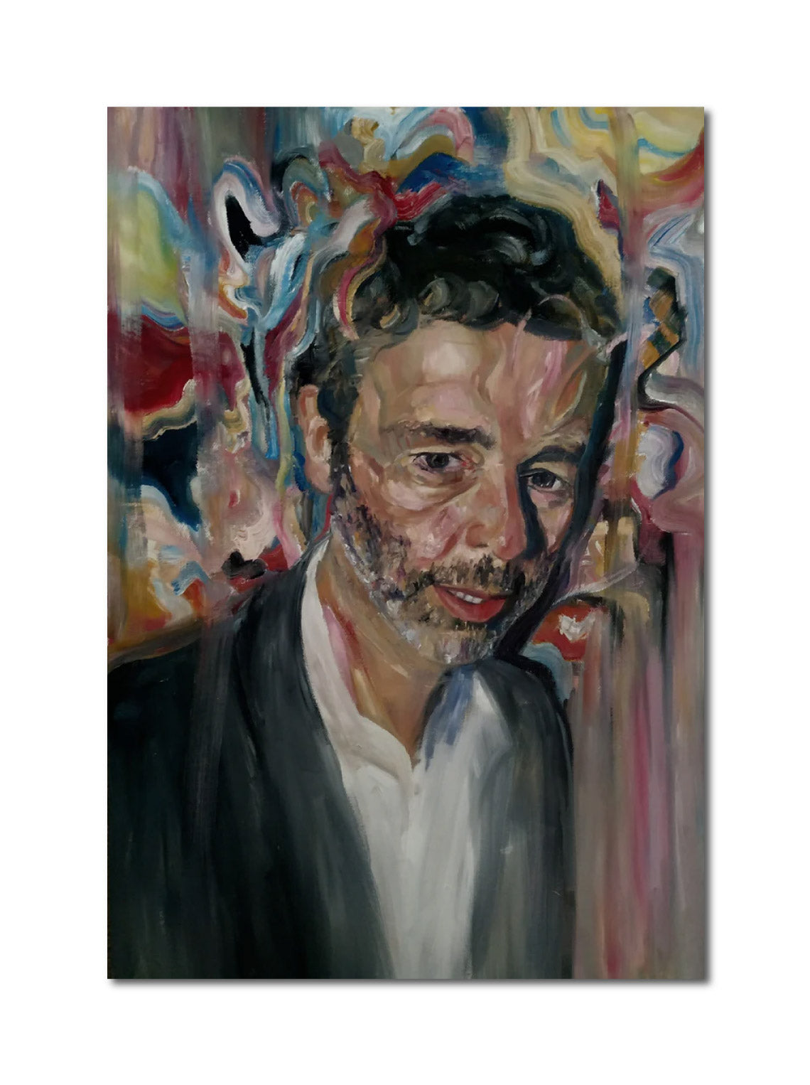 Oil 'BAXTER DURY' Oil on Canvas Board Elea Jane