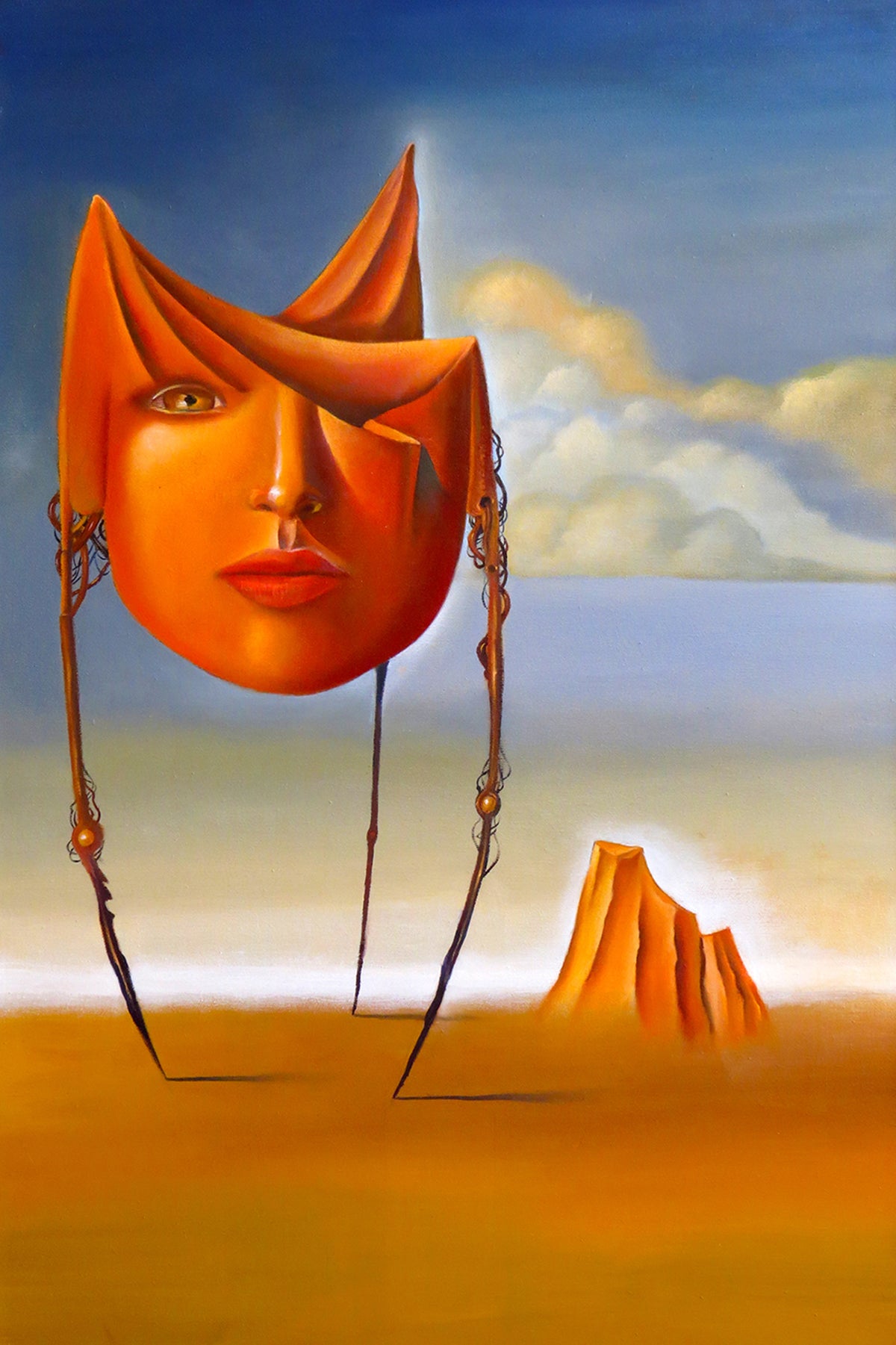 Painting Surrealism 'BEE DESTINY' Ruben Cukier