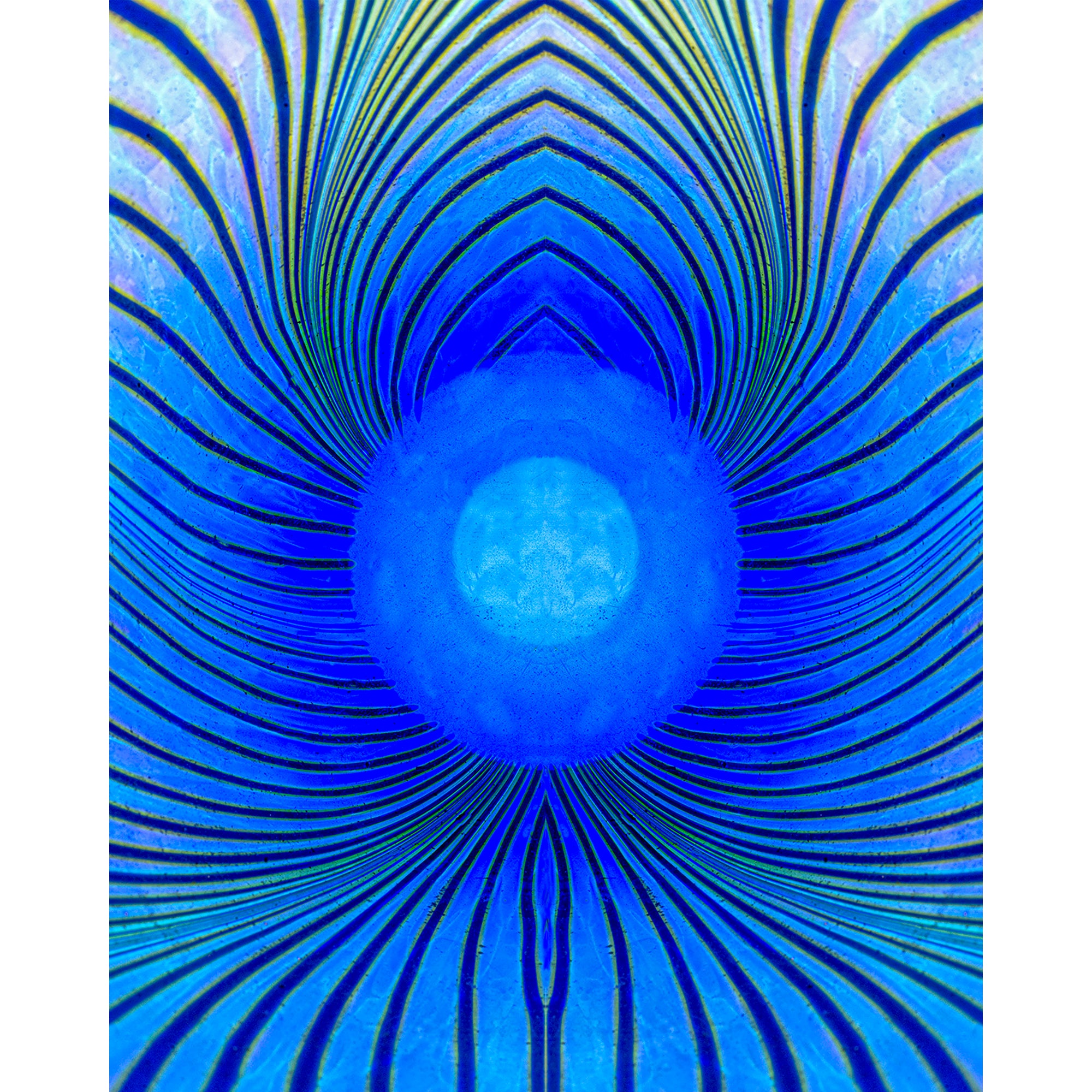 Abstract photography 'BLUE TWIST' - Digital Photo Allan Baillie