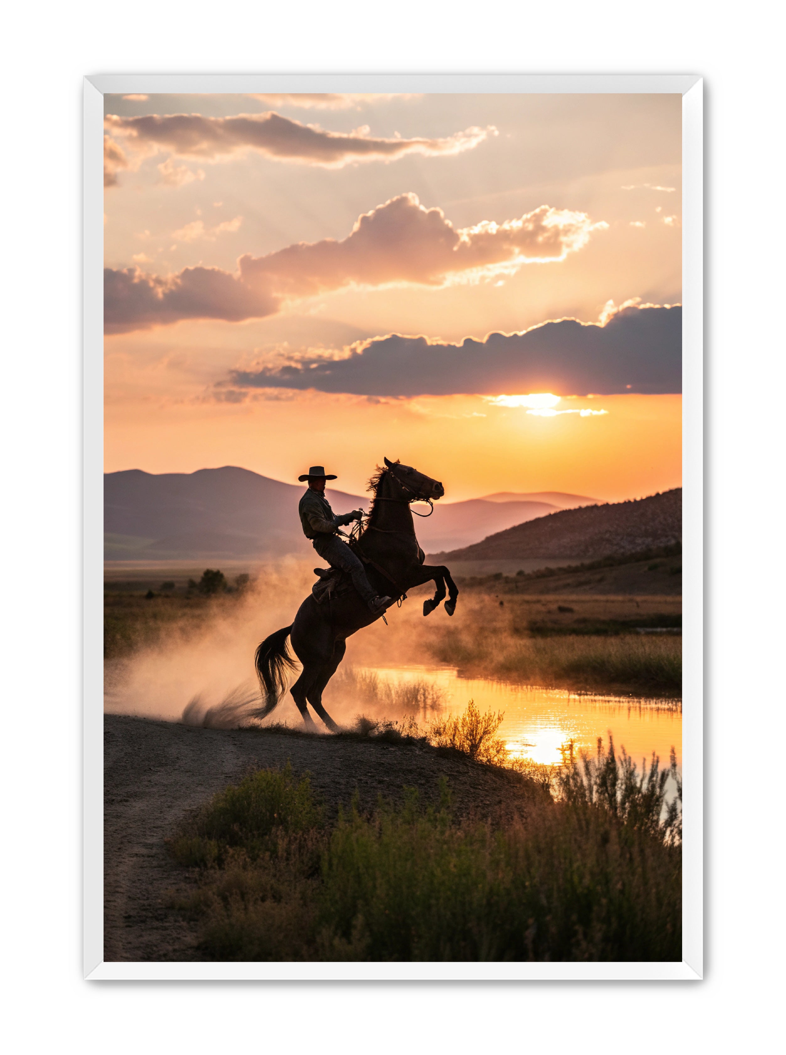 Apricus Prints Vaquero 'Bound by The Wind' Apricus Art Collection