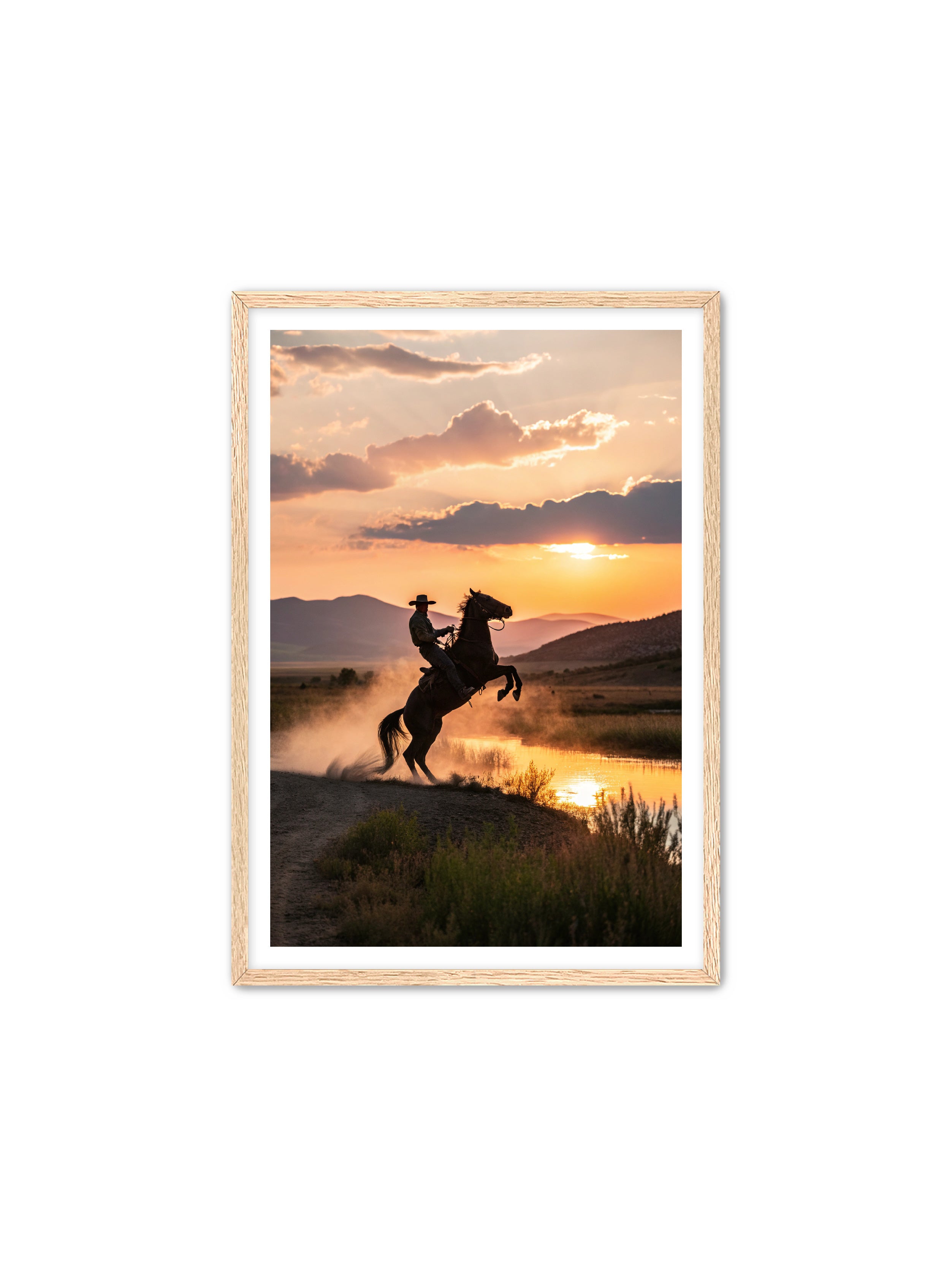 Apricus Prints Vaquero 'Bound by The Wind' Apricus Art Collection