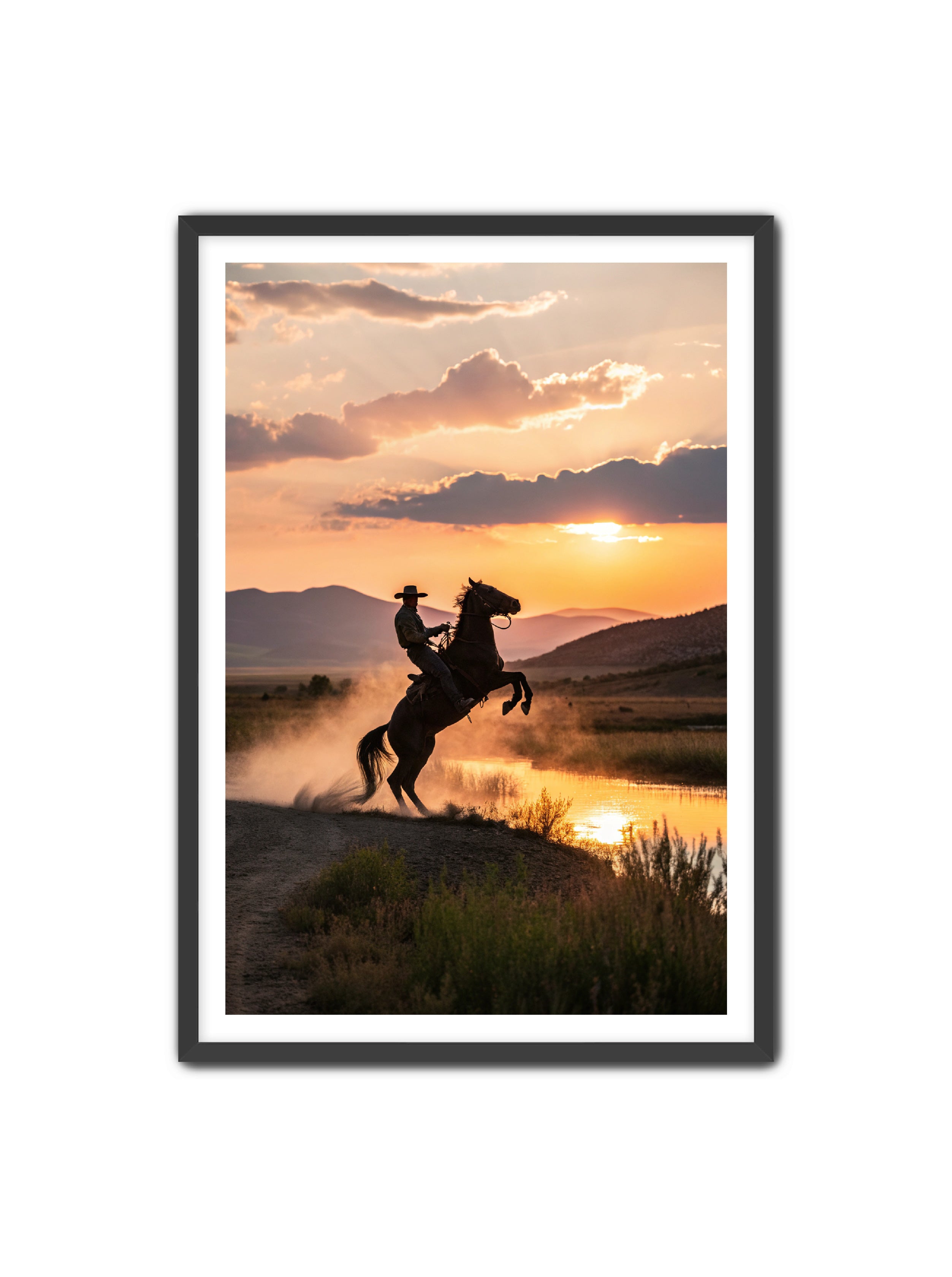 Apricus Prints Vaquero 'Bound by The Wind' Apricus Art Collection