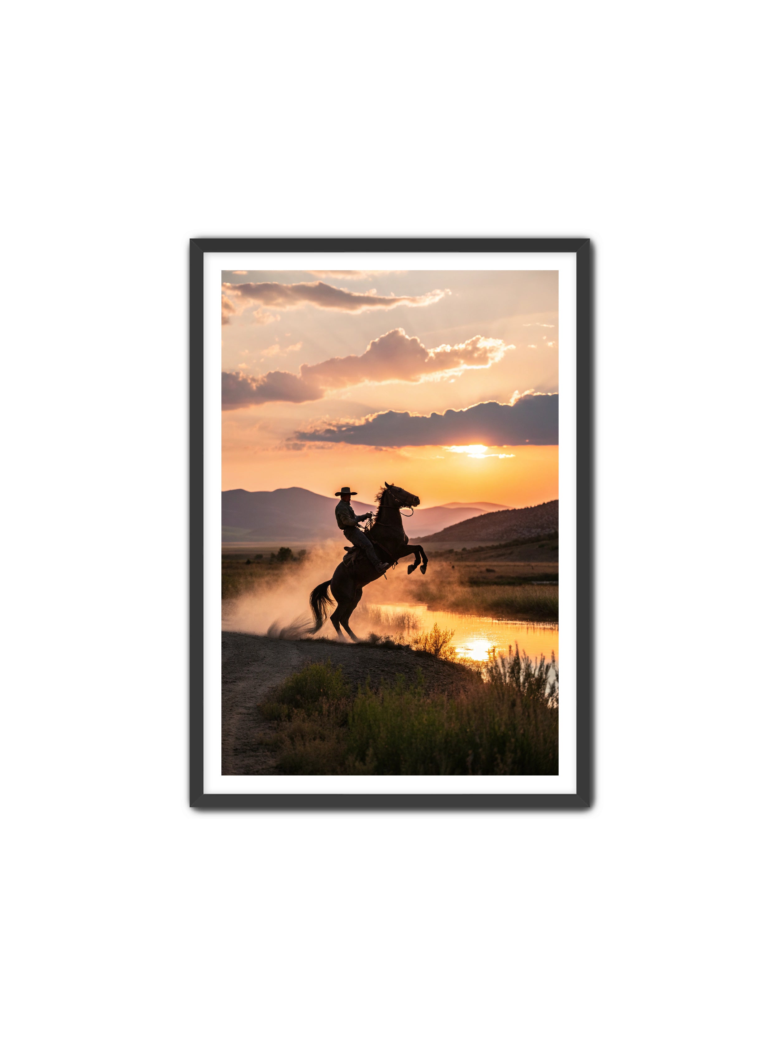 Apricus Prints Vaquero 'Bound by The Wind' Apricus Art Collection