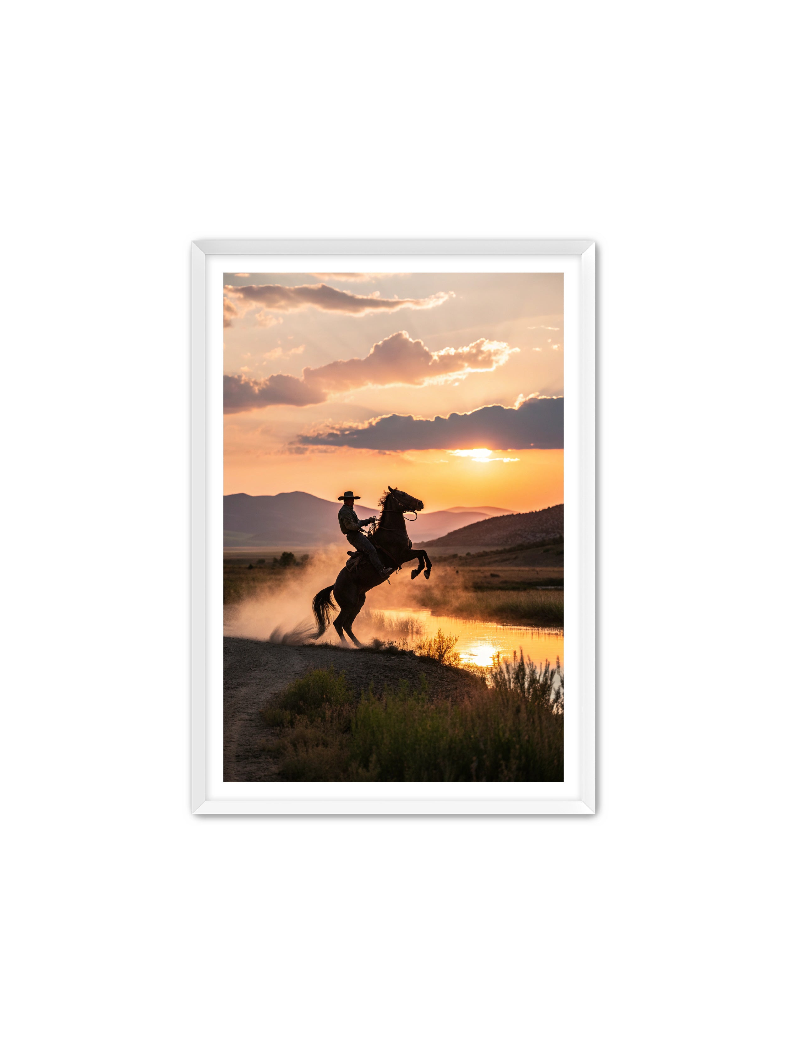 Apricus Prints Vaquero 'Bound by The Wind' Apricus Art Collection