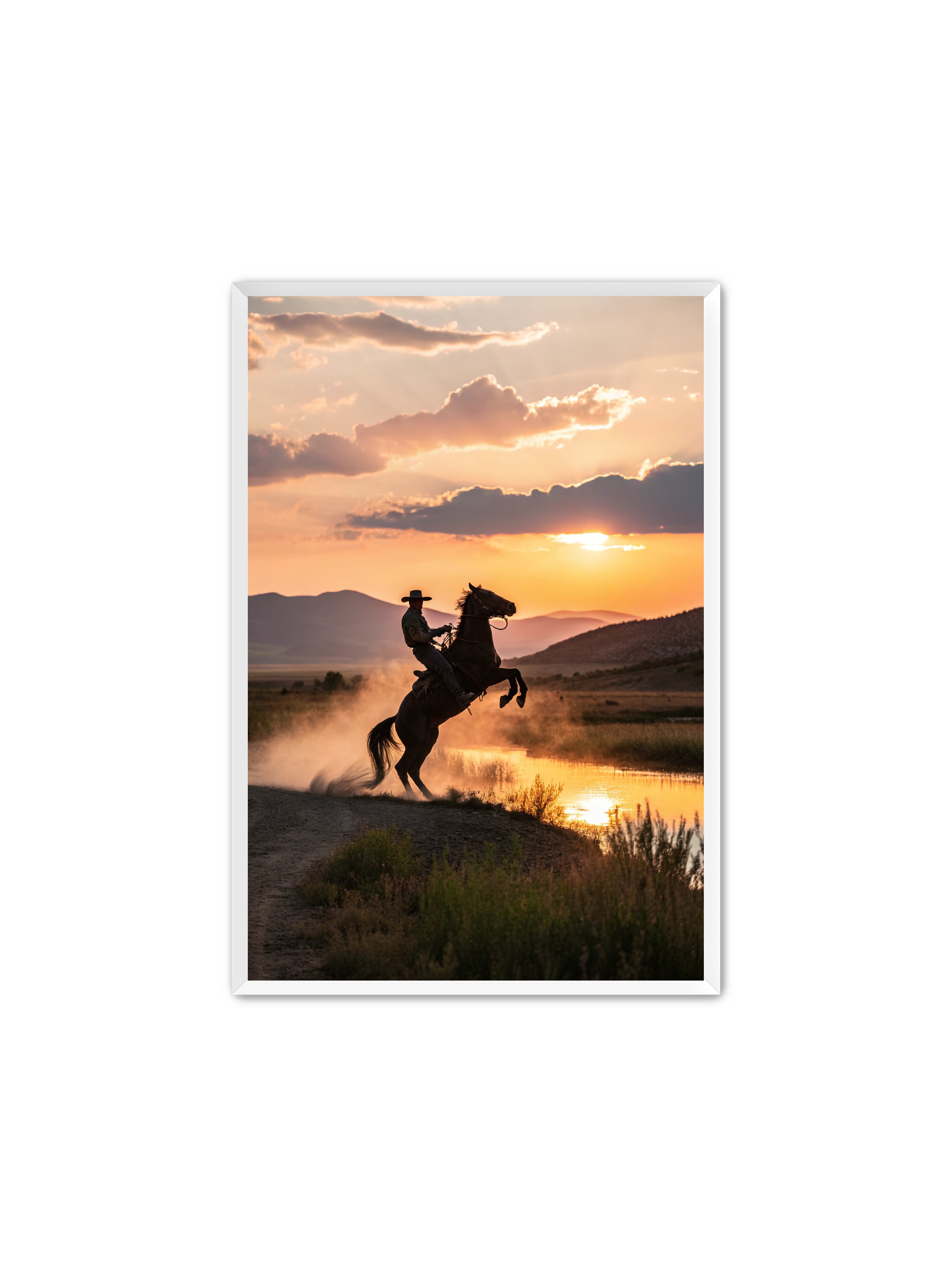 Apricus Prints Vaquero 'Bound by The Wind' Apricus Art Collection