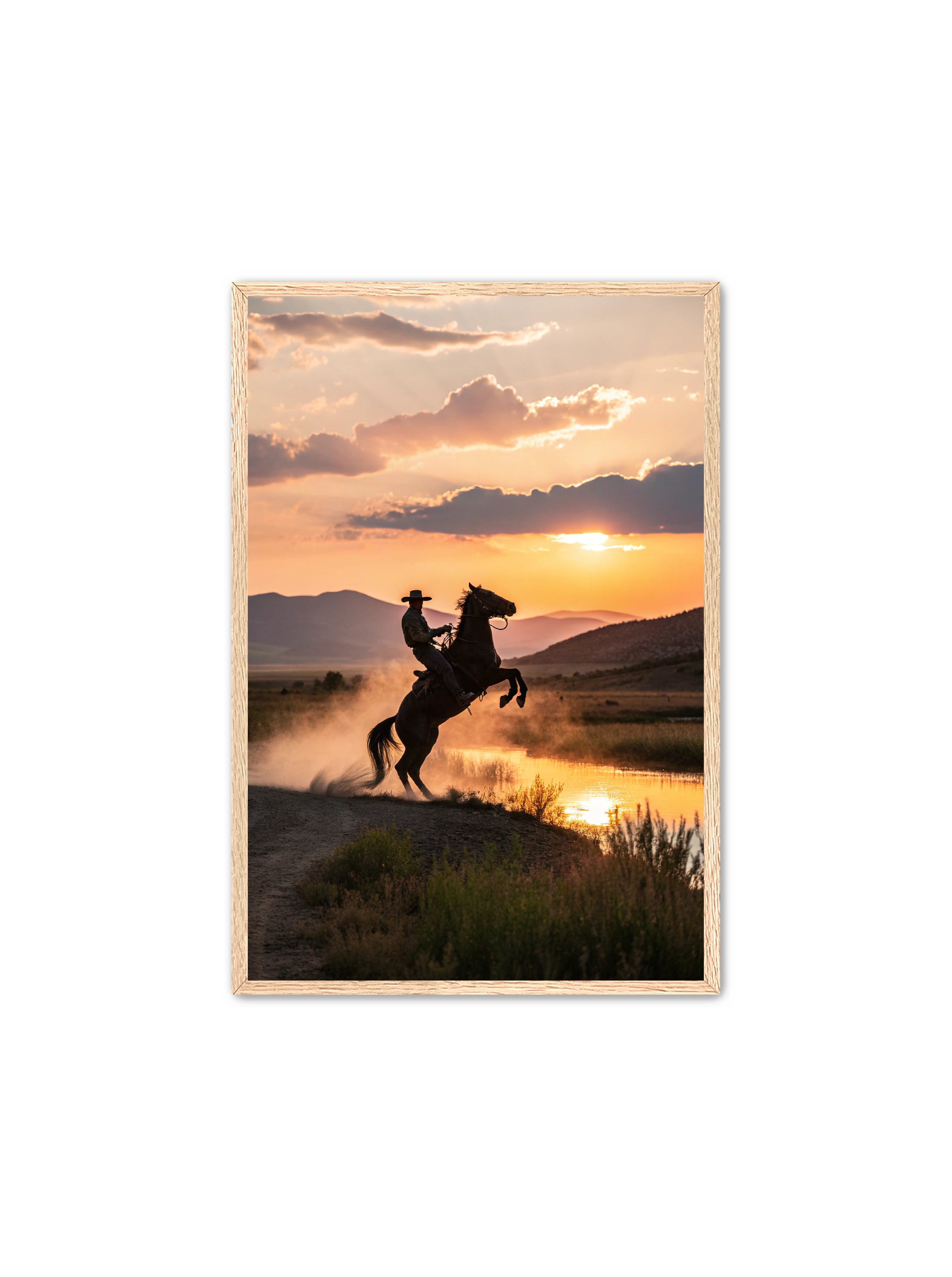 Apricus Prints Vaquero 'Bound by The Wind' Apricus Art Collection