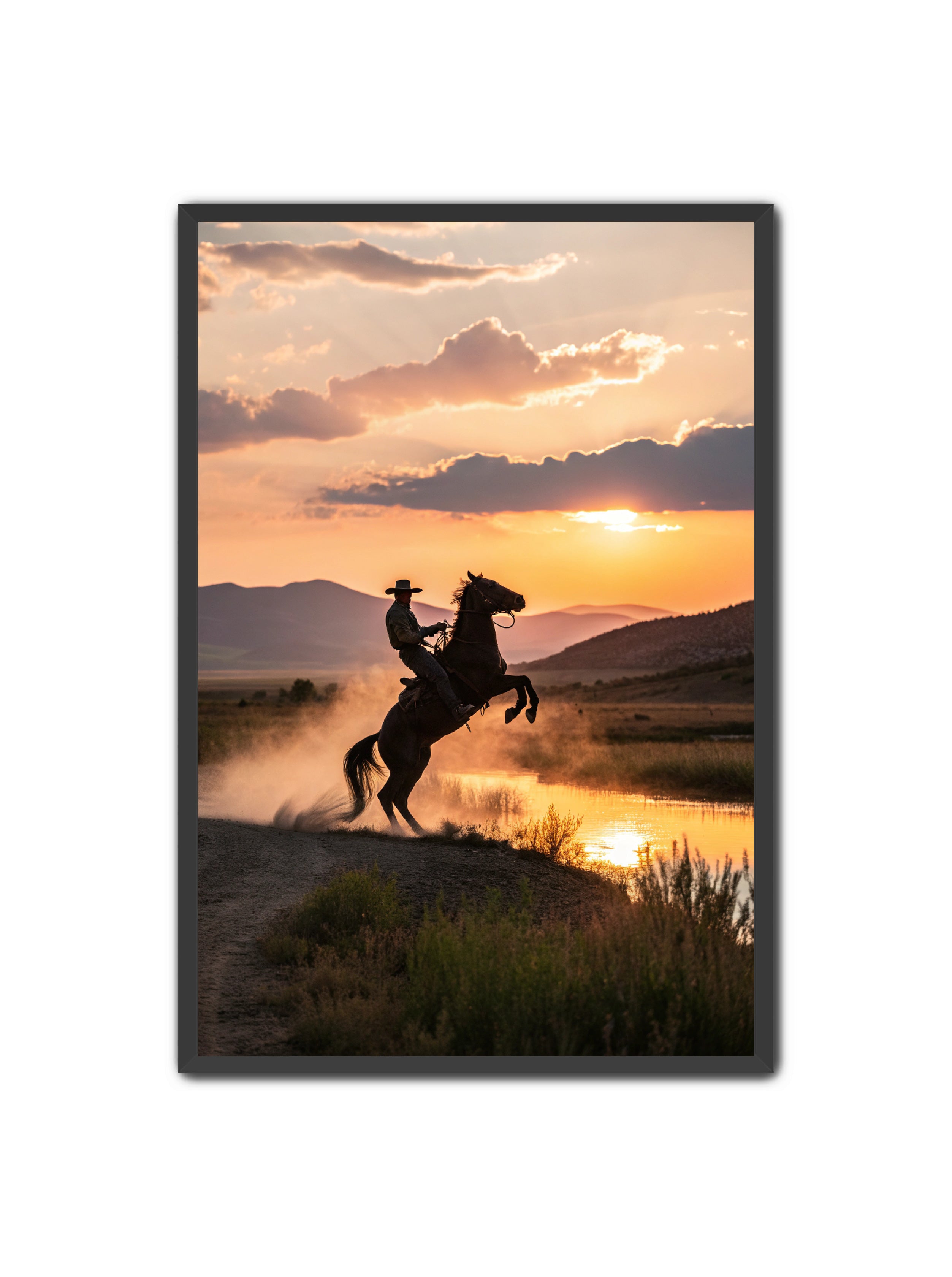 Apricus Prints Vaquero 'Bound by The Wind' Apricus Art Collection