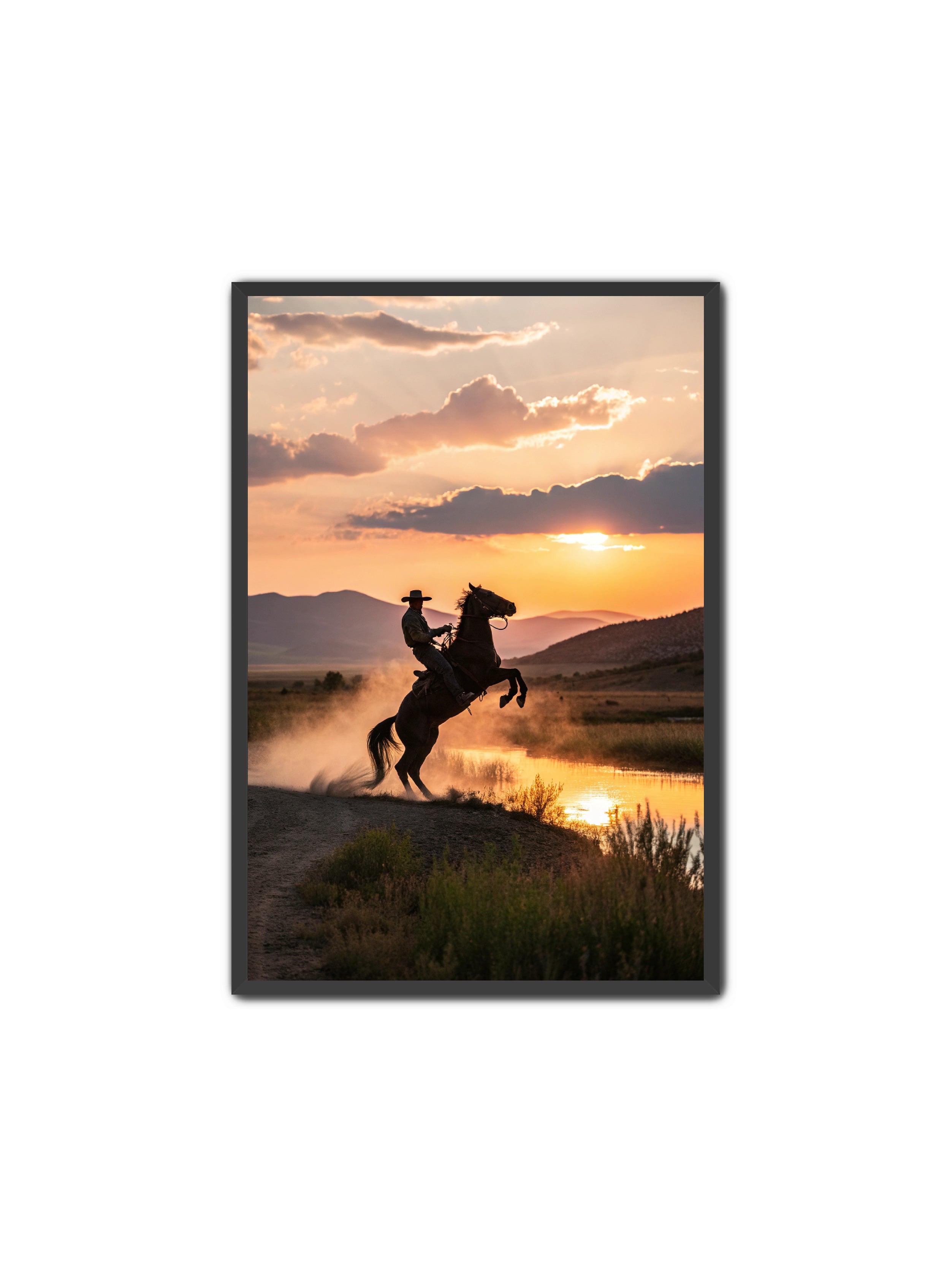 Apricus Prints Vaquero 'Bound by The Wind' Apricus Art Collection