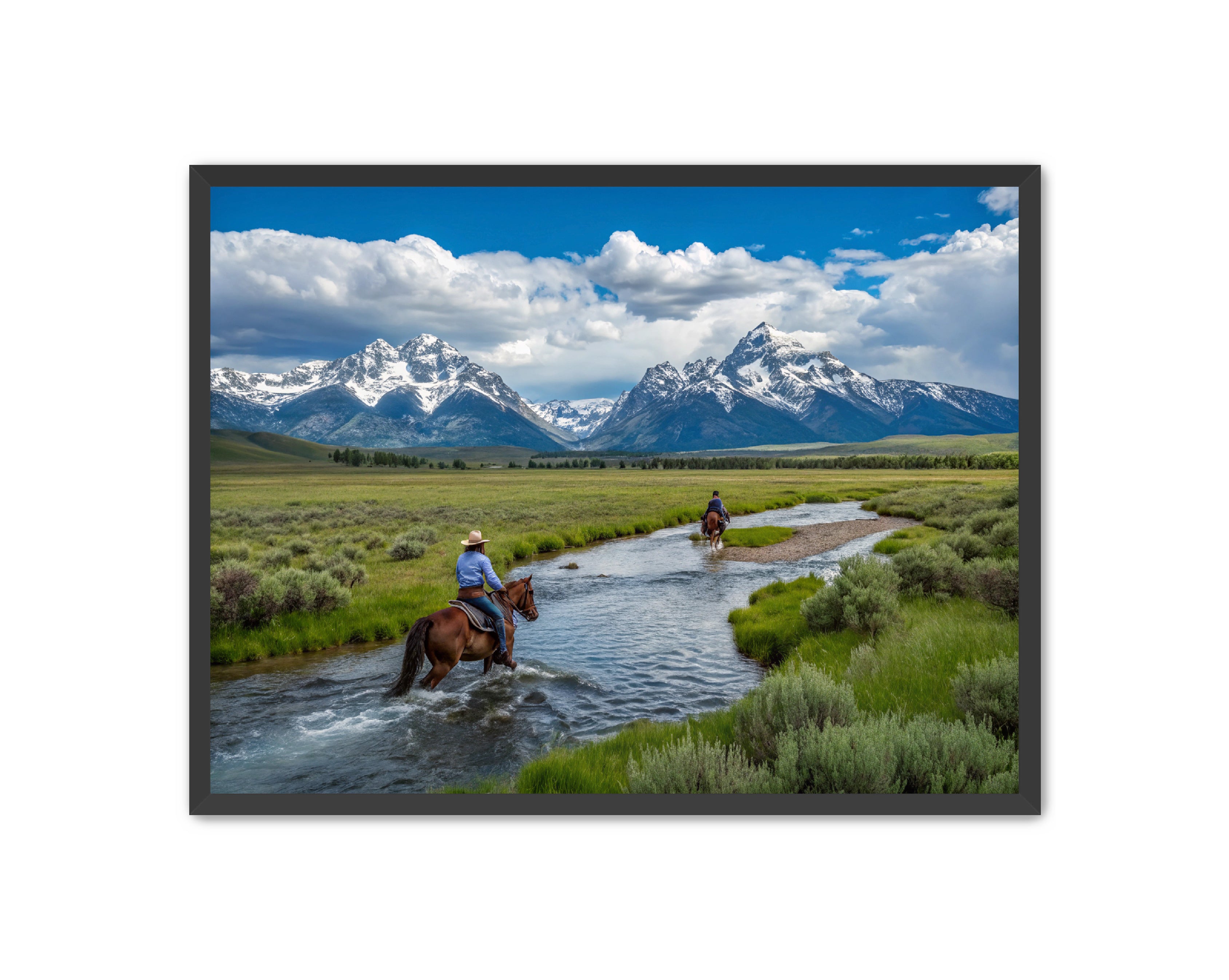 Apricus Prints Vaquero 'Cool Down' Apricus Art Collection