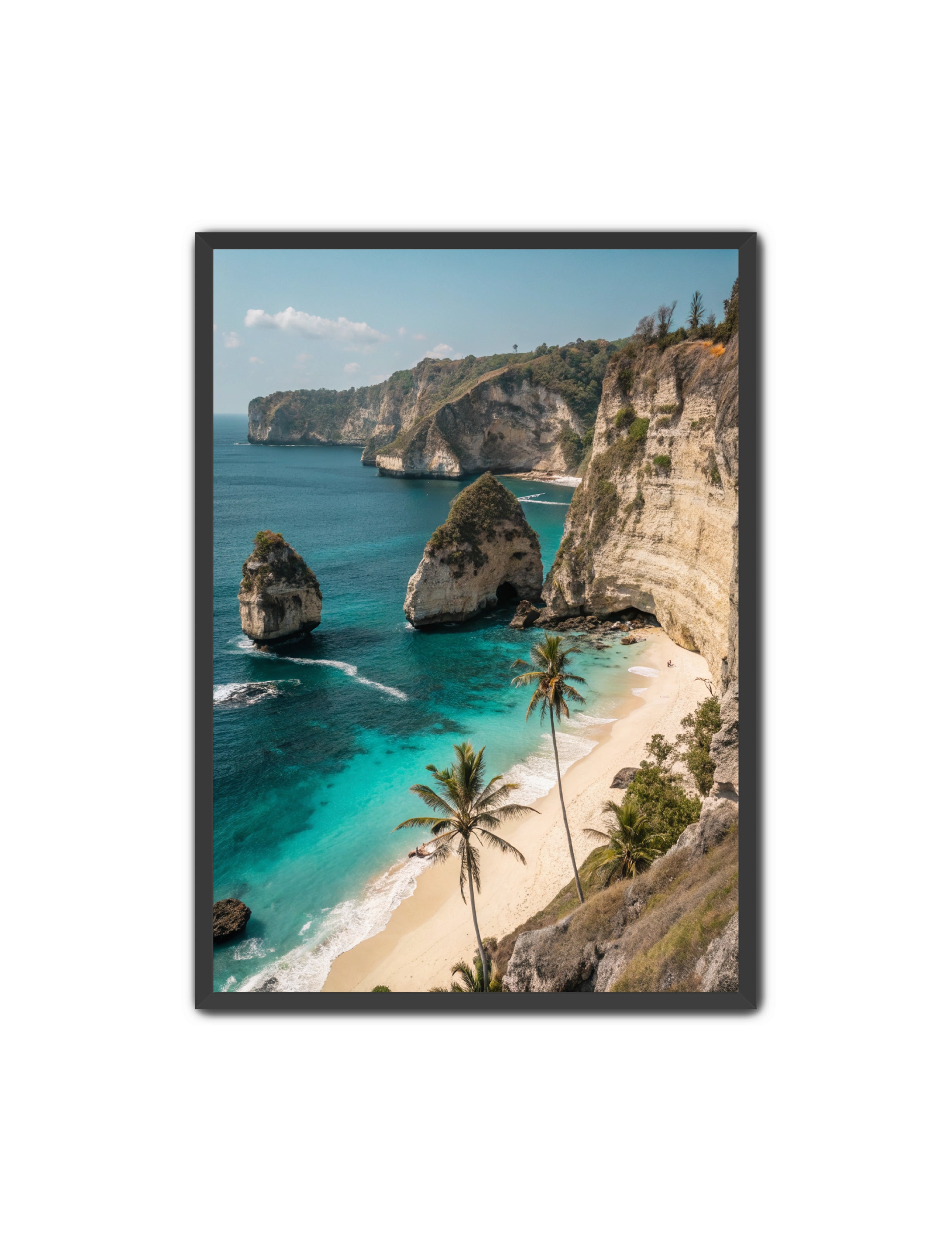 Apricus Prints Beaches 'Craggy Shores' Apricus Art Collection