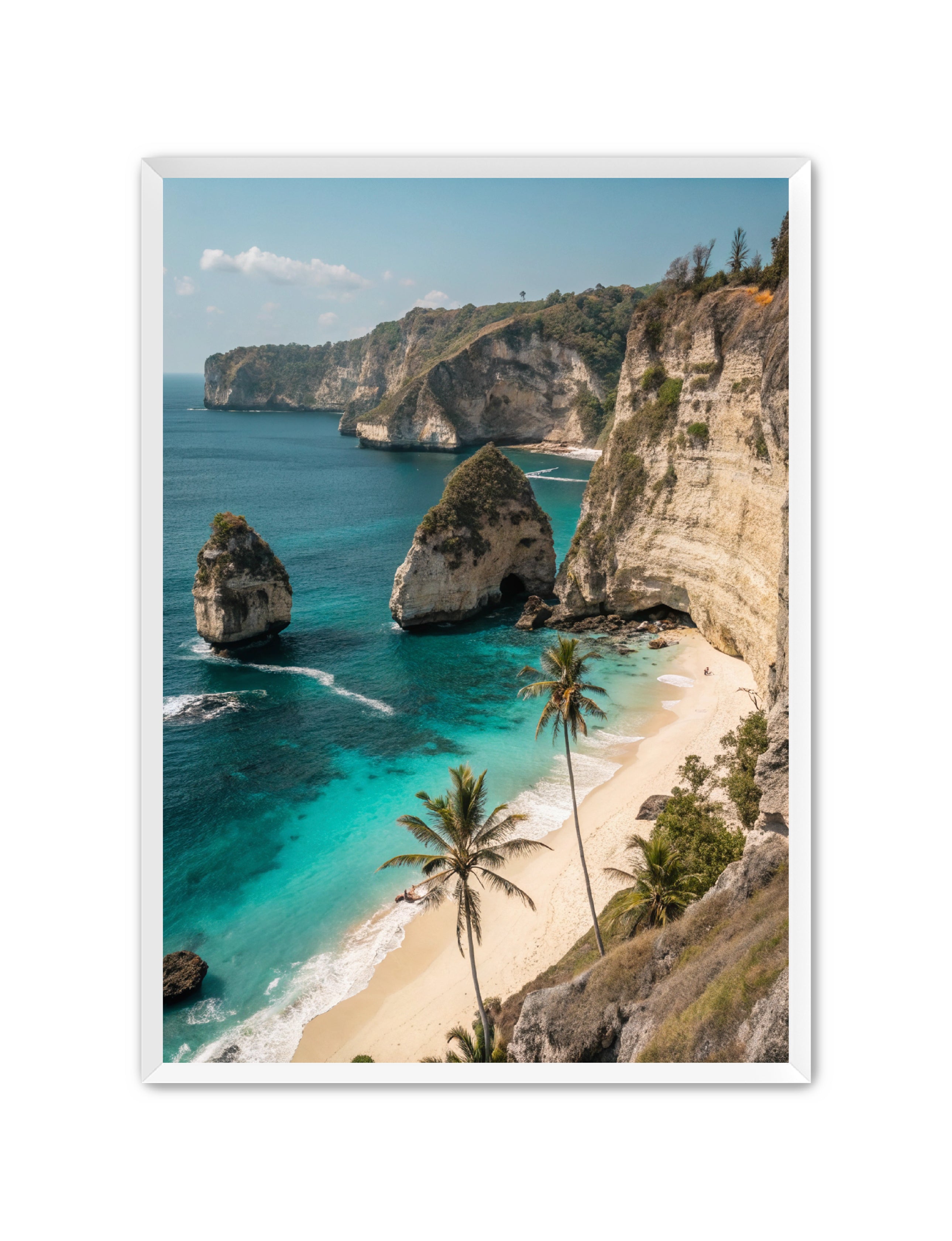 Apricus Prints Beaches 'Craggy Shores' Apricus Art Collection