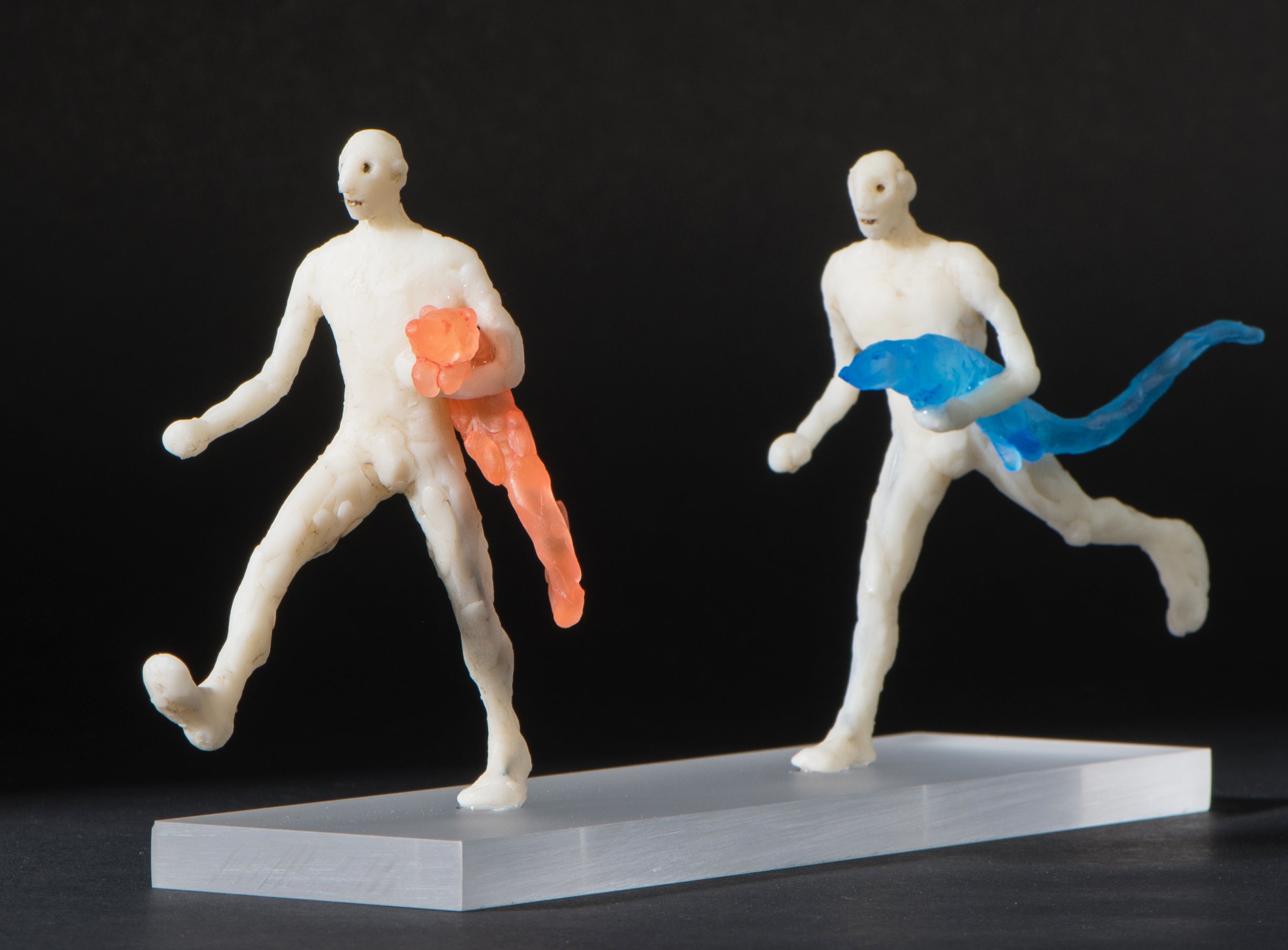 Contemporary Figurative Sculpture 'CREATURE-RUNNERS' Holly Bennett