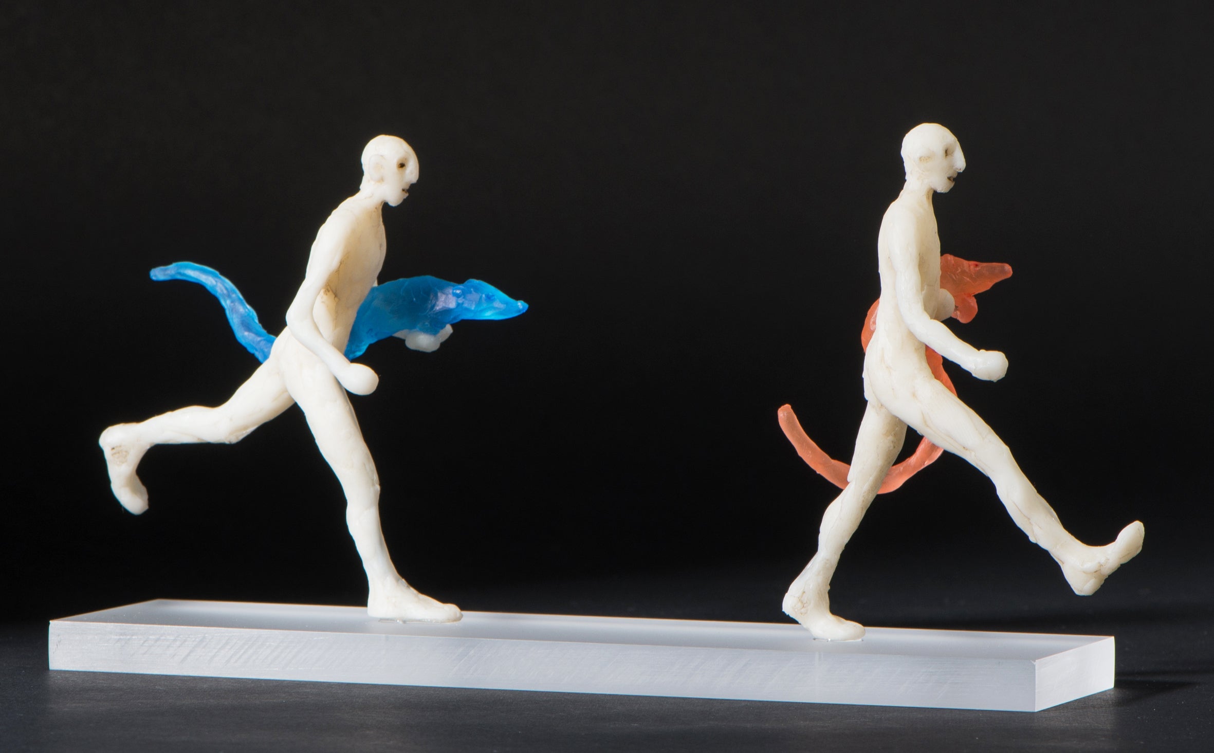 Contemporary Figurative Sculpture 'CREATURE-RUNNERS' Holly Bennett