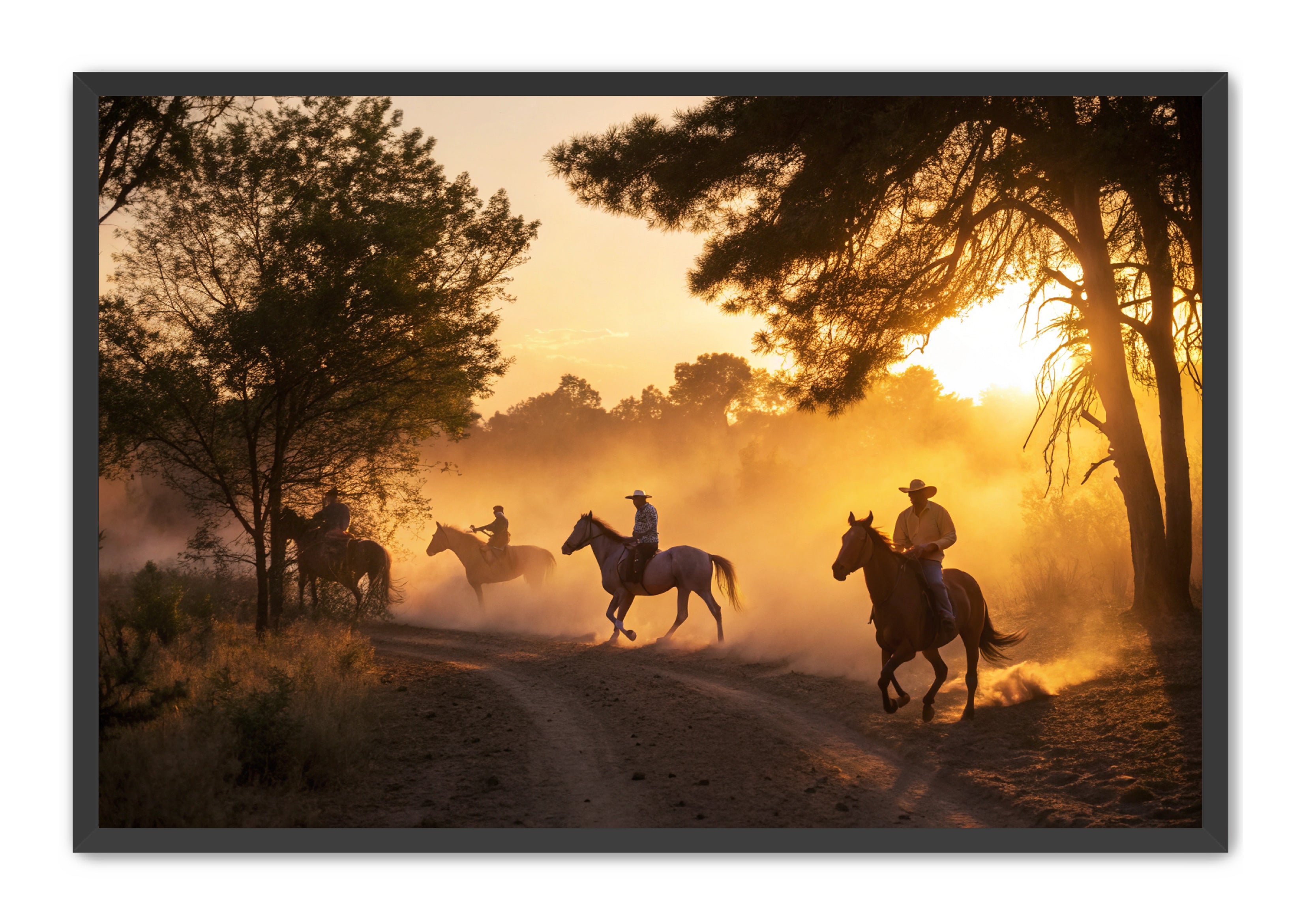 Apricus Prints Vaquero 'Echoing Spurs' Apricus Art Collection