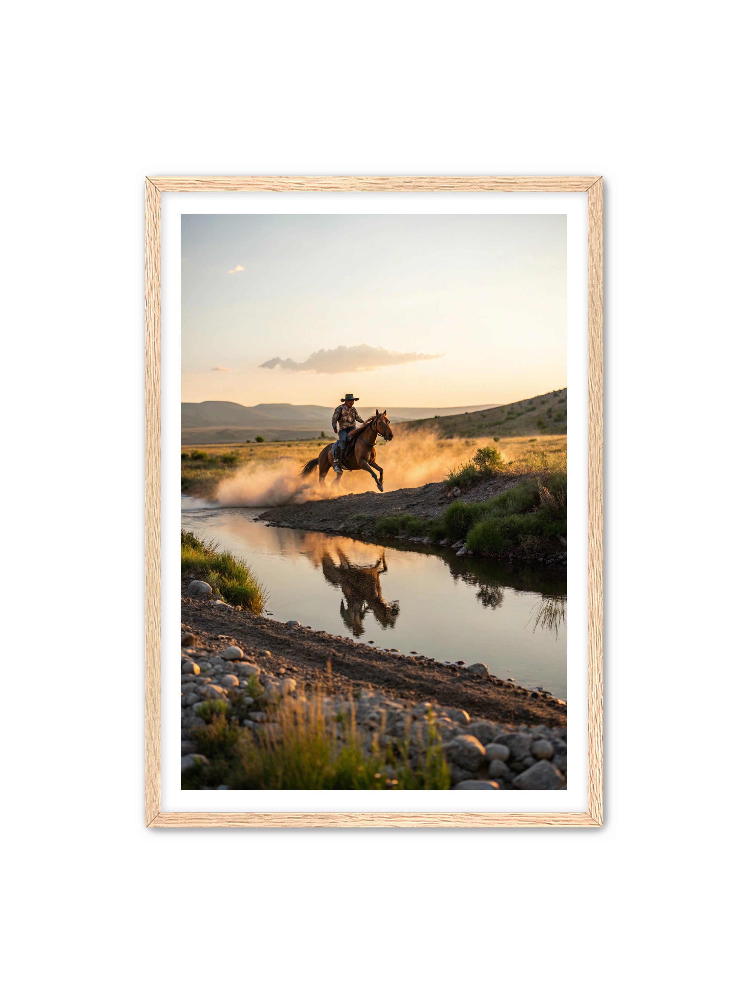 Apricus Prints Vaquero 'Father's Courage' Apricus Art Collection