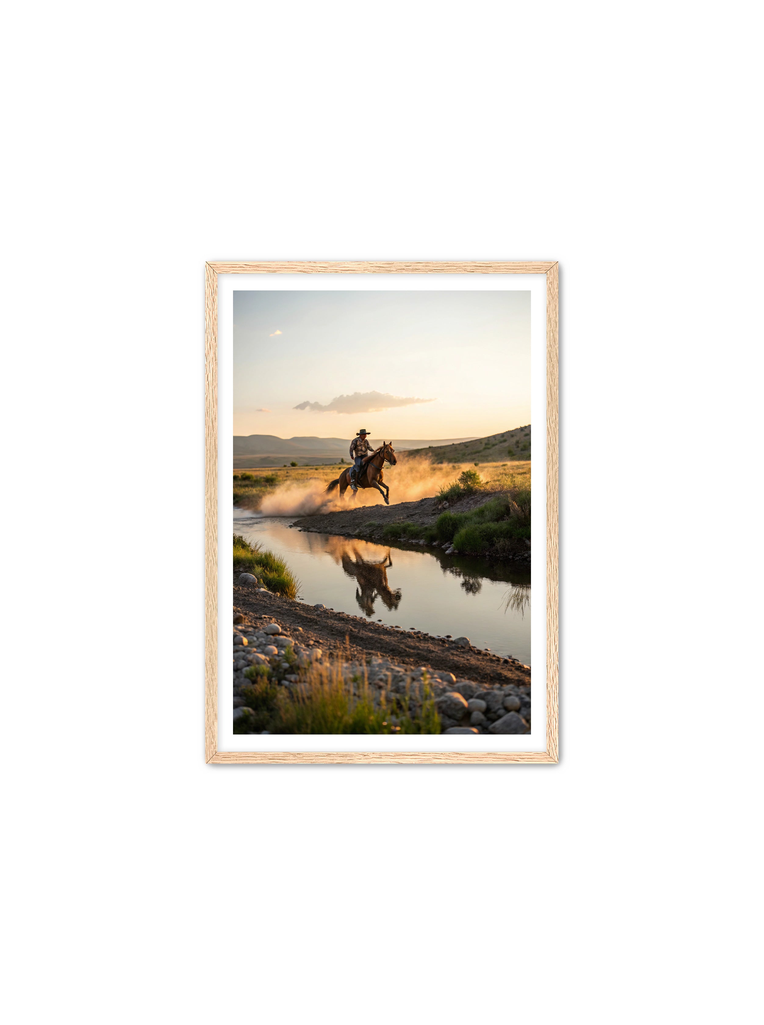 Apricus Prints Vaquero 'Father's Courage' Apricus Art Collection