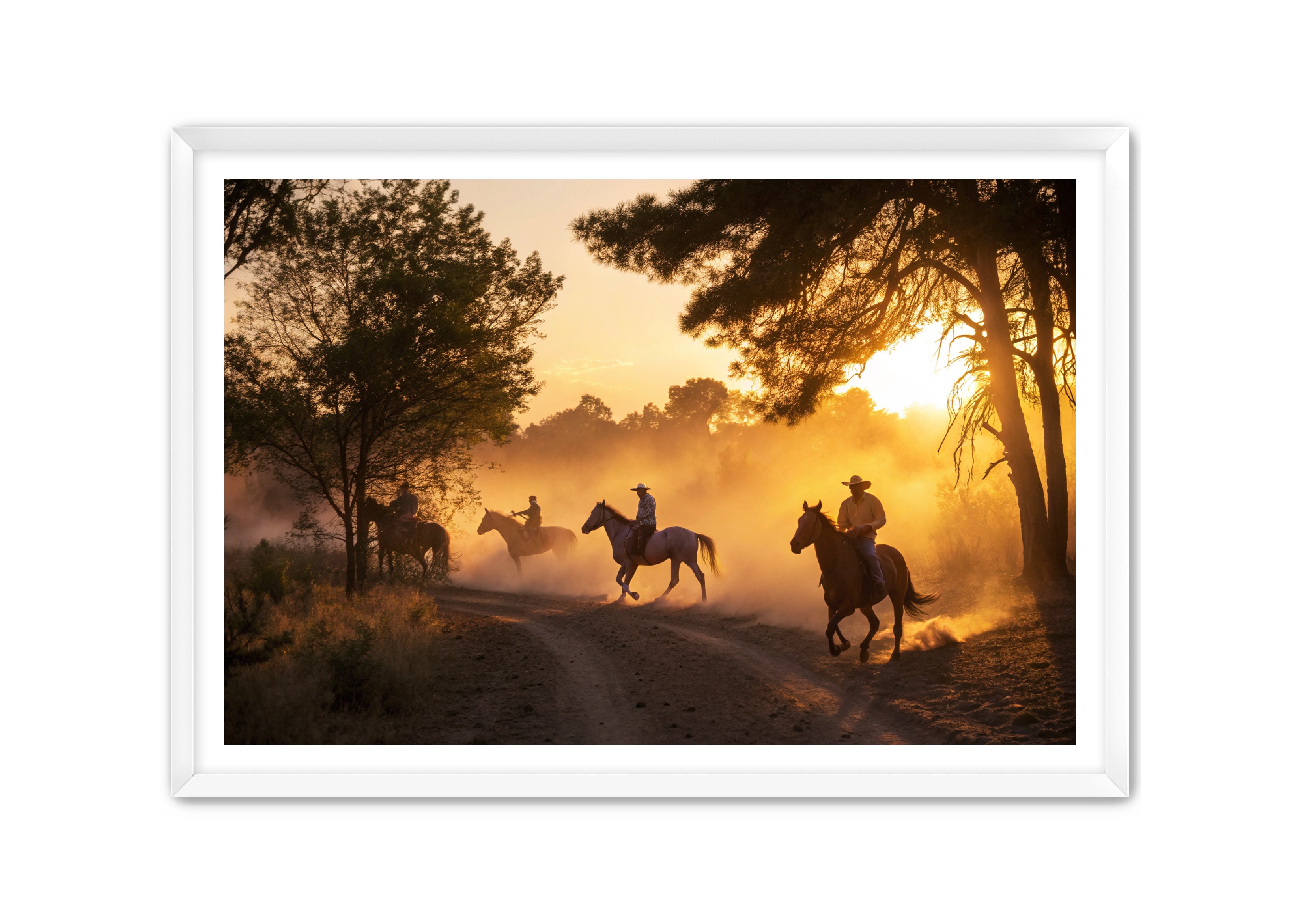 Apricus Prints Vaquero 'Echoing Spurs' Apricus Art Collection