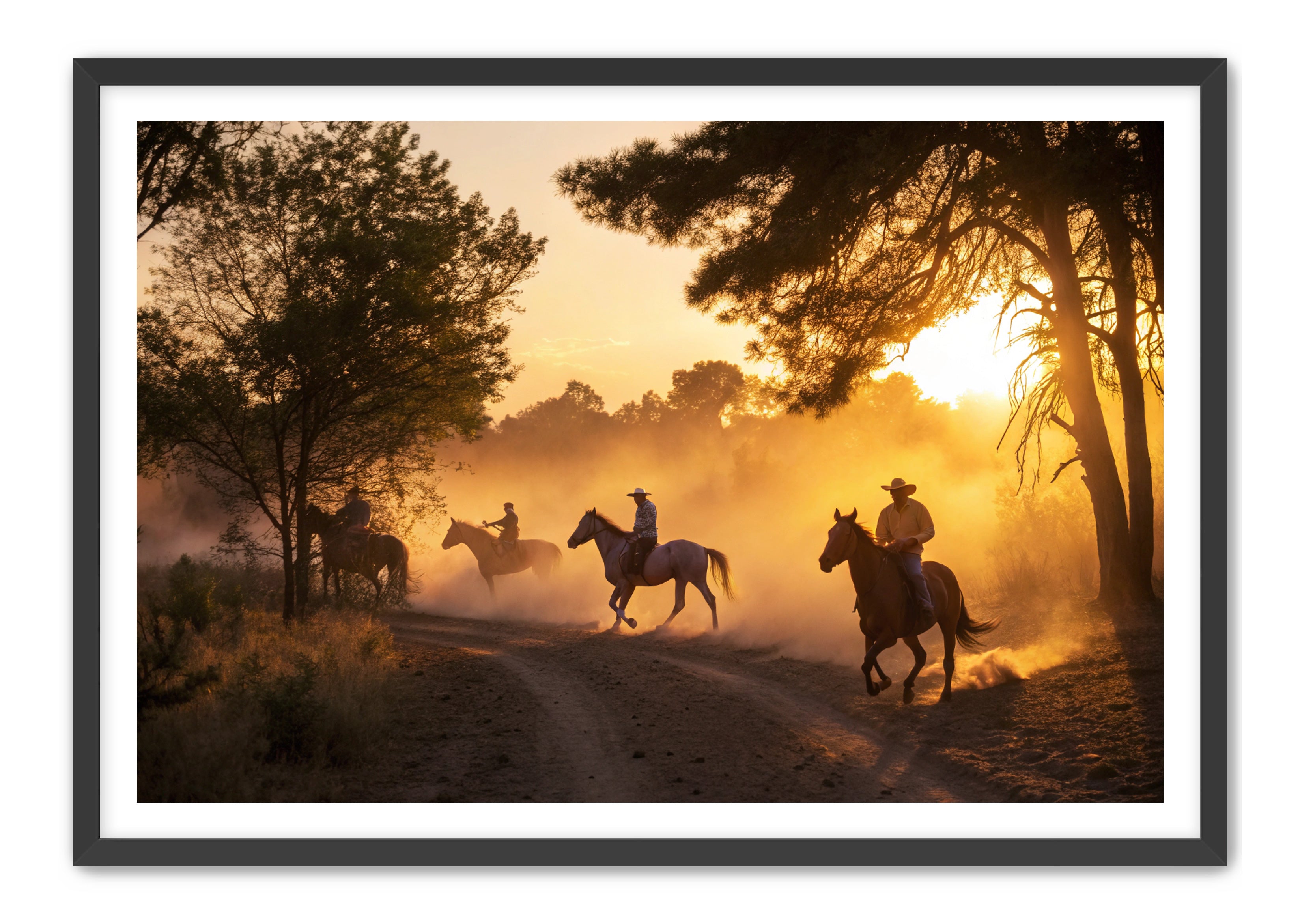 Apricus Prints Vaquero 'Echoing Spurs' Apricus Art Collection