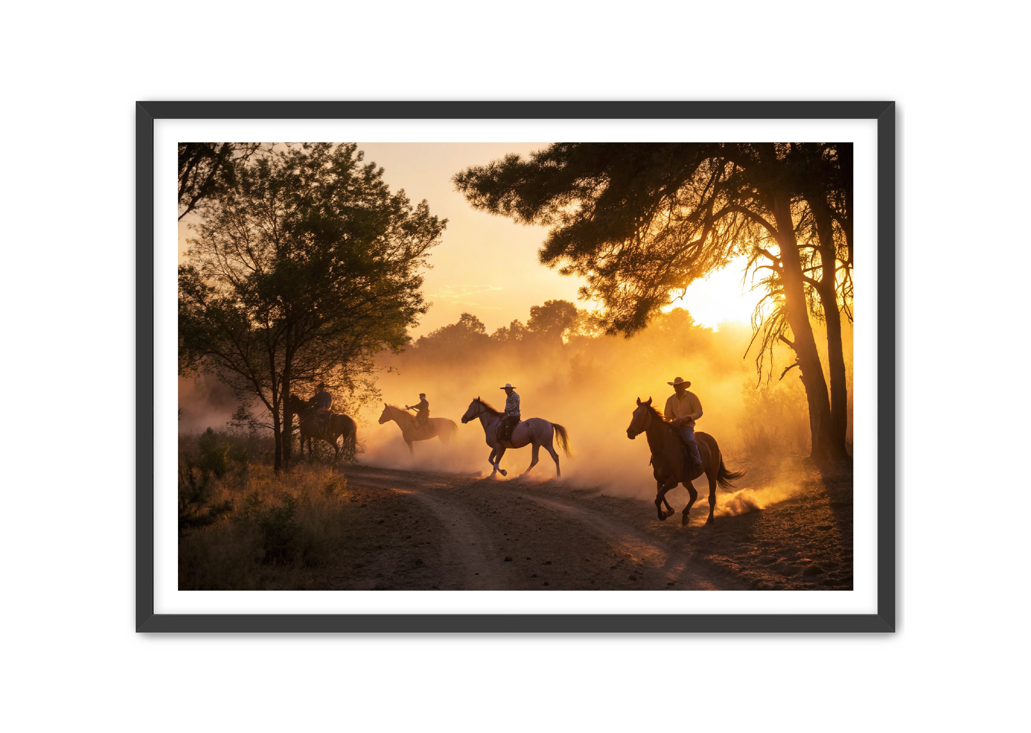 Apricus Prints Vaquero 'Echoing Spurs' Apricus Art Collection