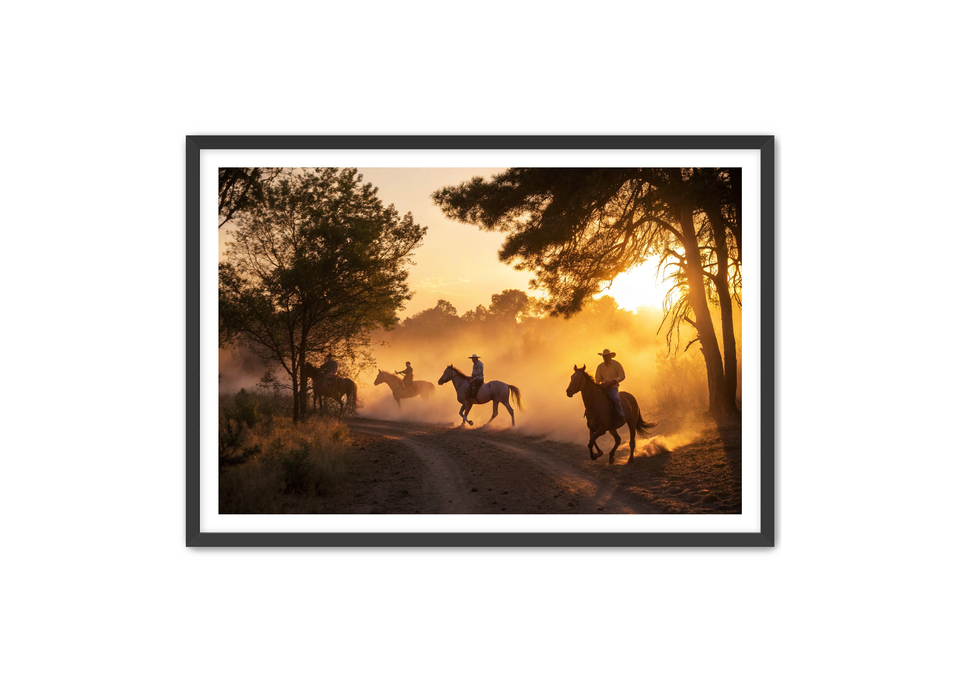 Apricus Prints Vaquero 'Echoing Spurs' Apricus Art Collection