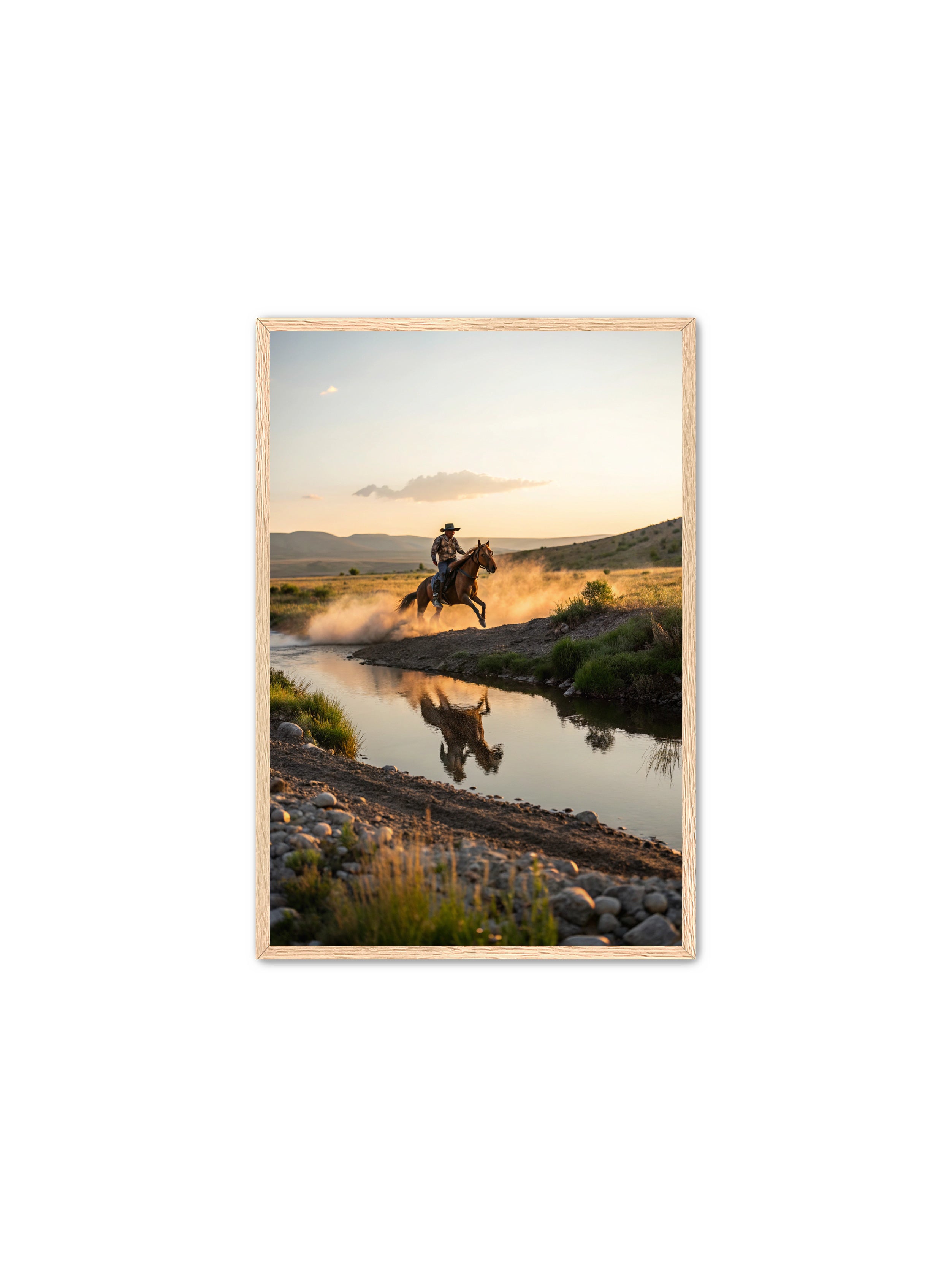 Apricus Prints Vaquero 'Father's Courage' Apricus Art Collection