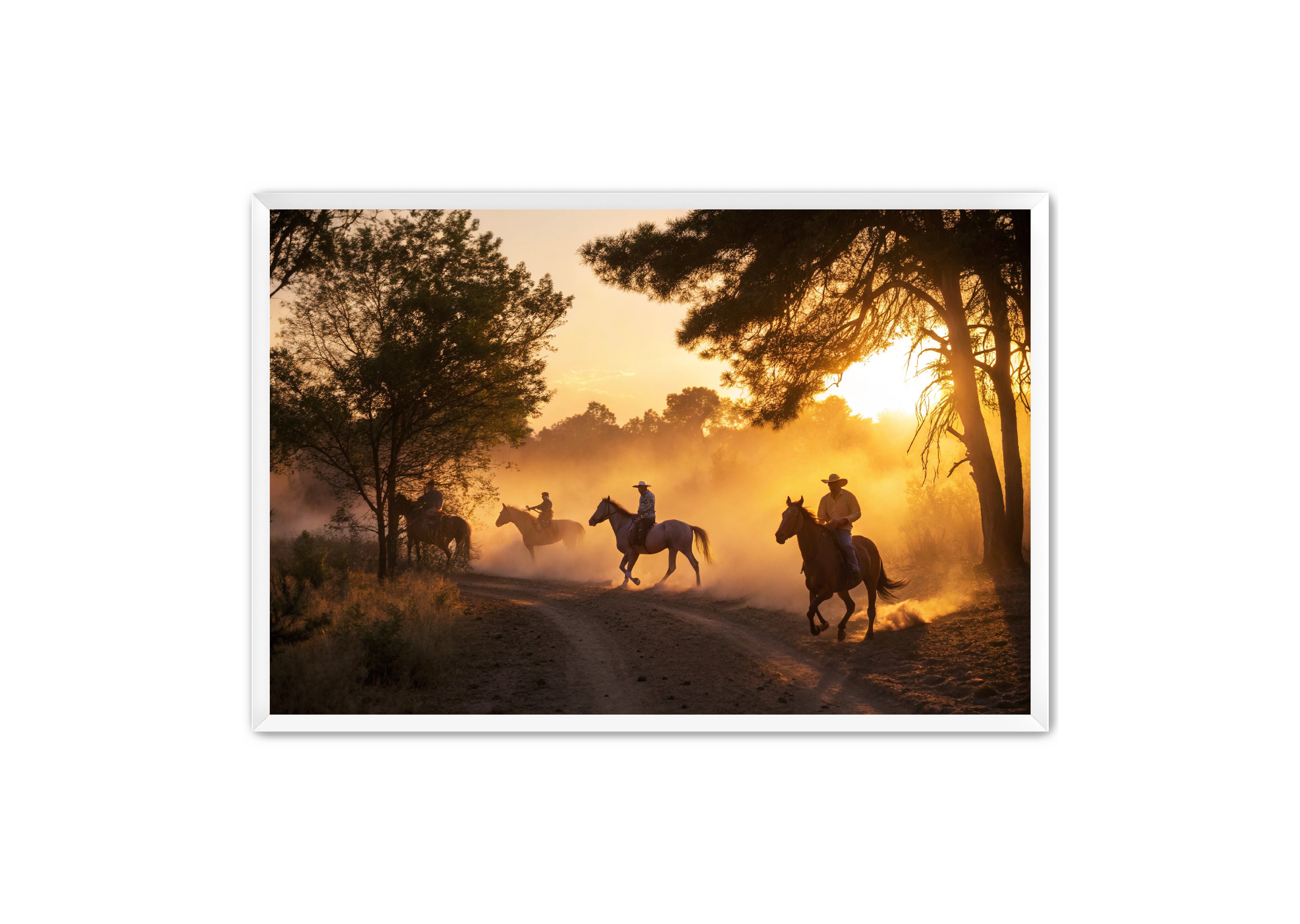 Apricus Prints Vaquero 'Echoing Spurs' Apricus Art Collection