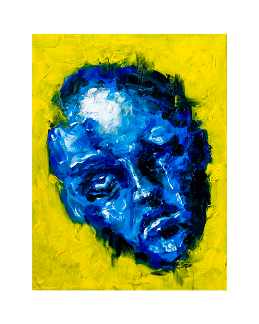 'FEELING BLUE' - Oil on Canvas