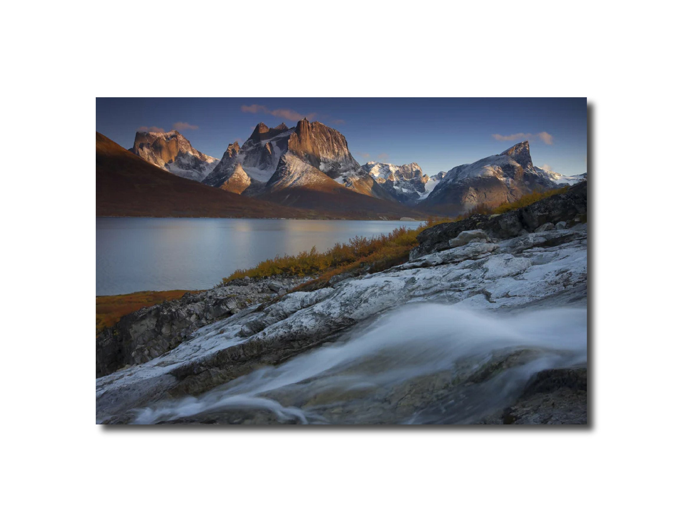 Landscape Photography Fall colors in Tasermiut Fiord, Greenland. Peter Essick