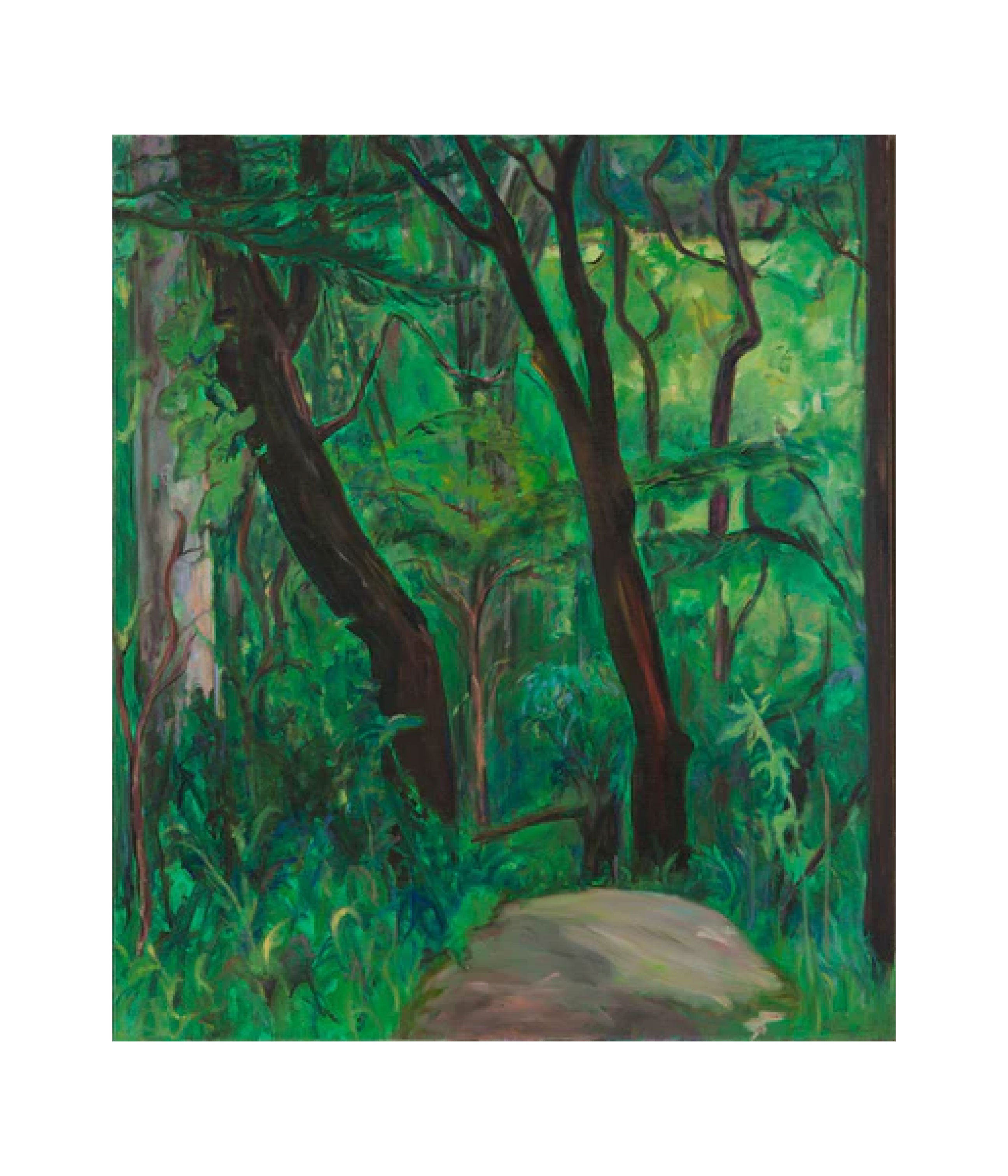 'GEORGIA TREES, SUMMER #5' - Oil on Linen