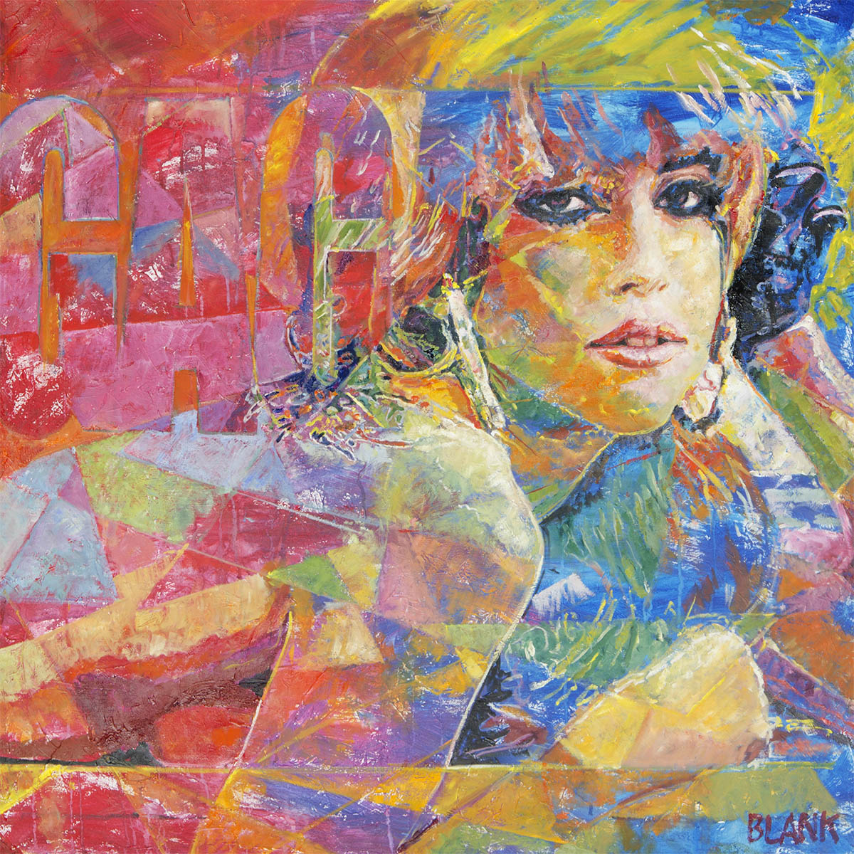 Oil 'LADY GAGA' - Oil Jerry Blank