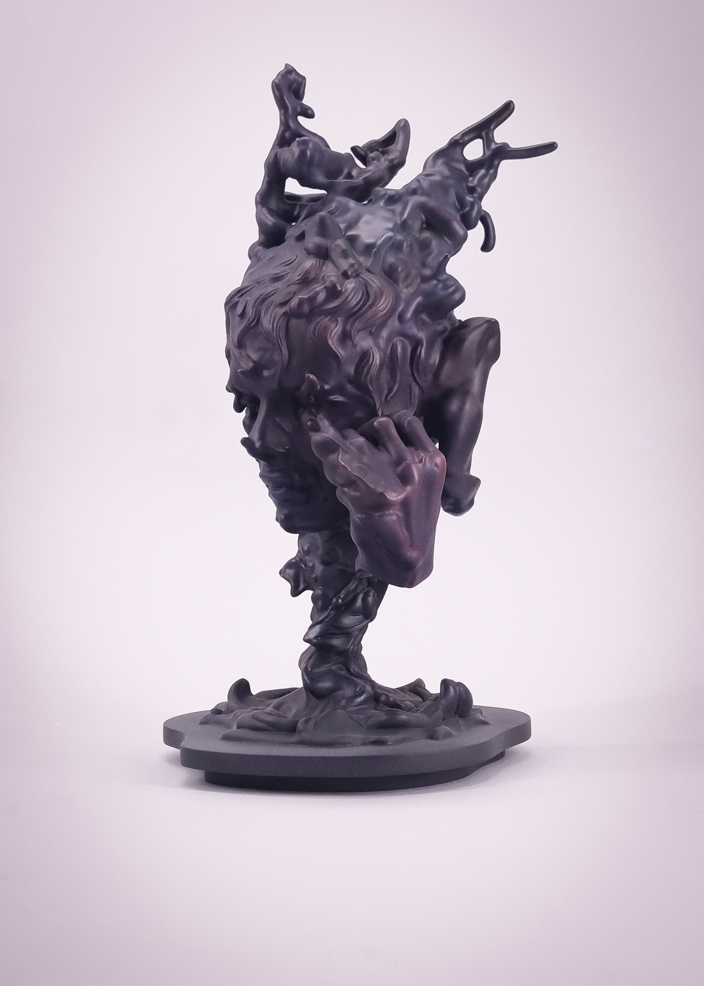 Sculpture 'WARRIOR' - Stereolithography, Resin, Epoxy, Airbrush, Lacquer David Åberg