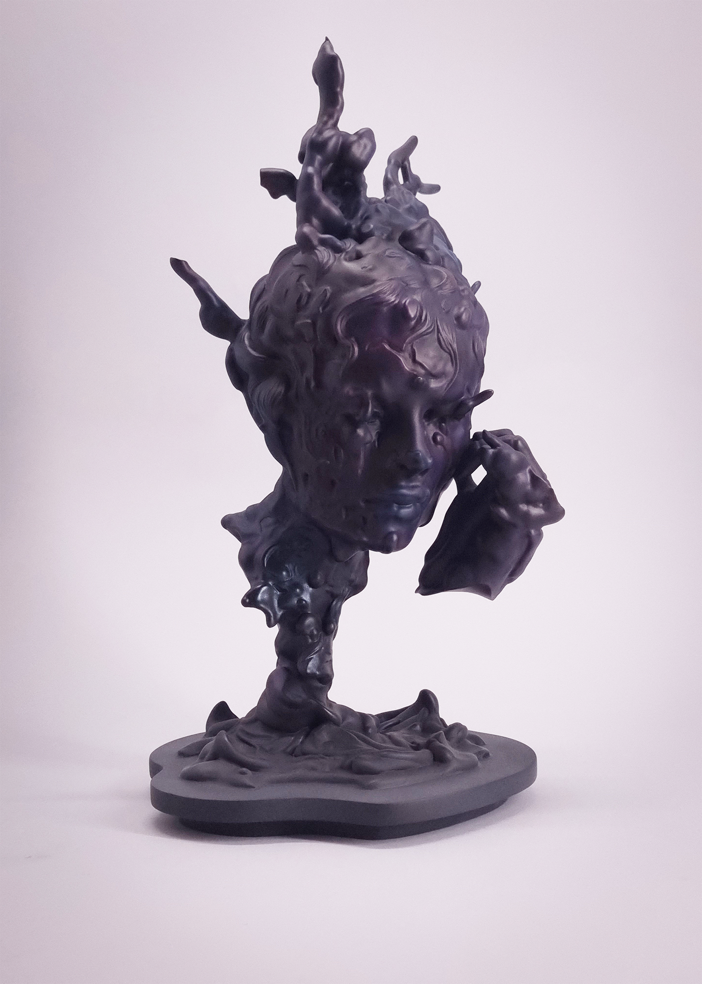 Sculpture 'WARRIOR' - Stereolithography, Resin, Epoxy, Airbrush, Lacquer David Åberg