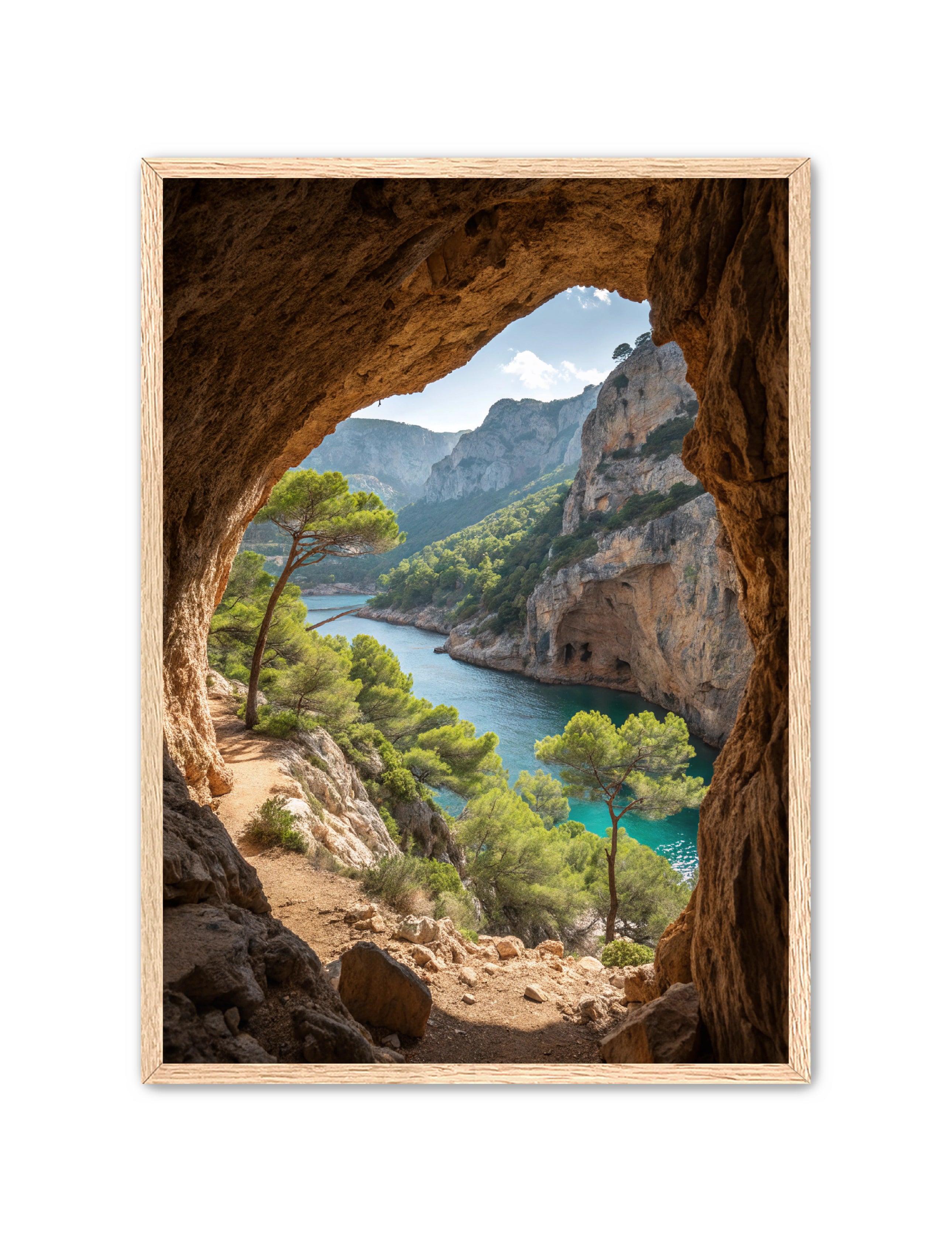 Apricus Prints Beaches 'Hidden Bay' Apricus Art Collection